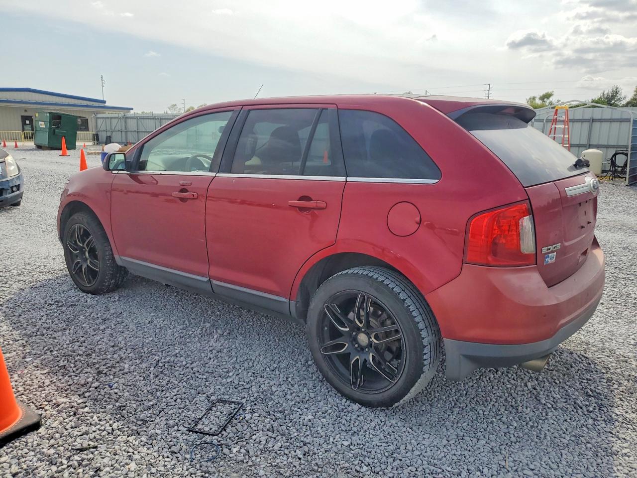 2013 Ford Edge Limited Red vin: 2FMDK3KC9DBB17385