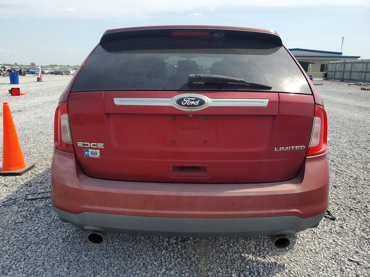 2013 Ford Edge Limited Red vin: 2FMDK3KC9DBB17385