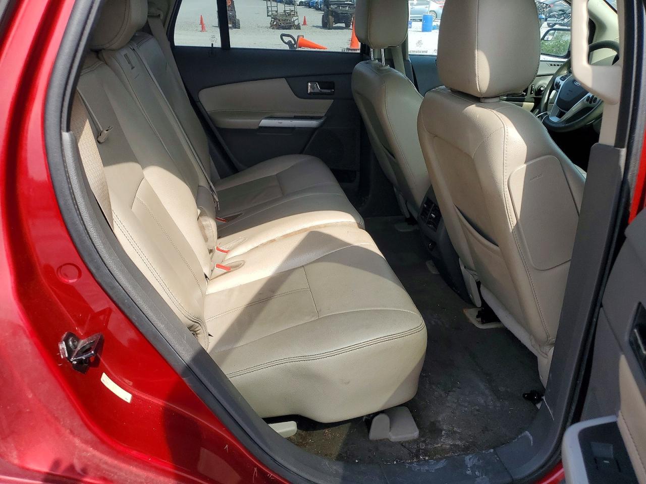 2013 Ford Edge Limited Red vin: 2FMDK3KC9DBB17385