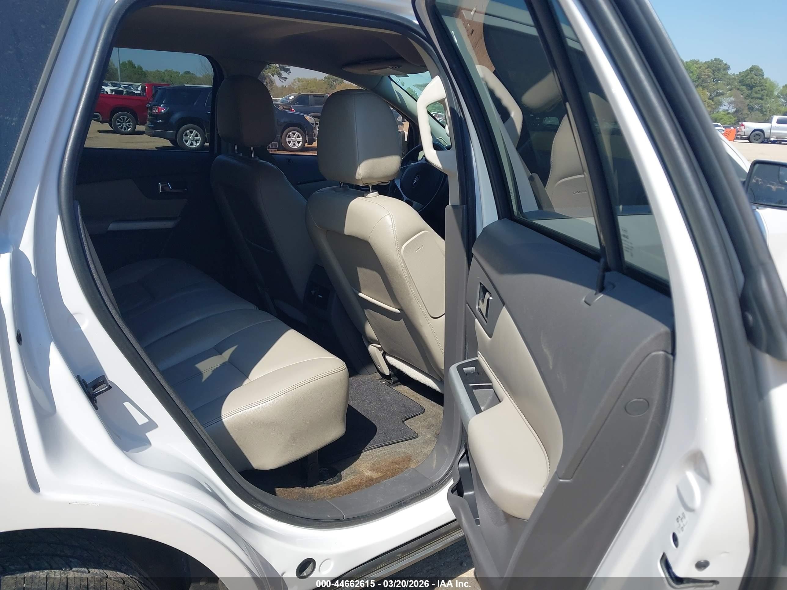 2013 Ford Edge Limited White vin: 2FMDK3KC9DBB36888