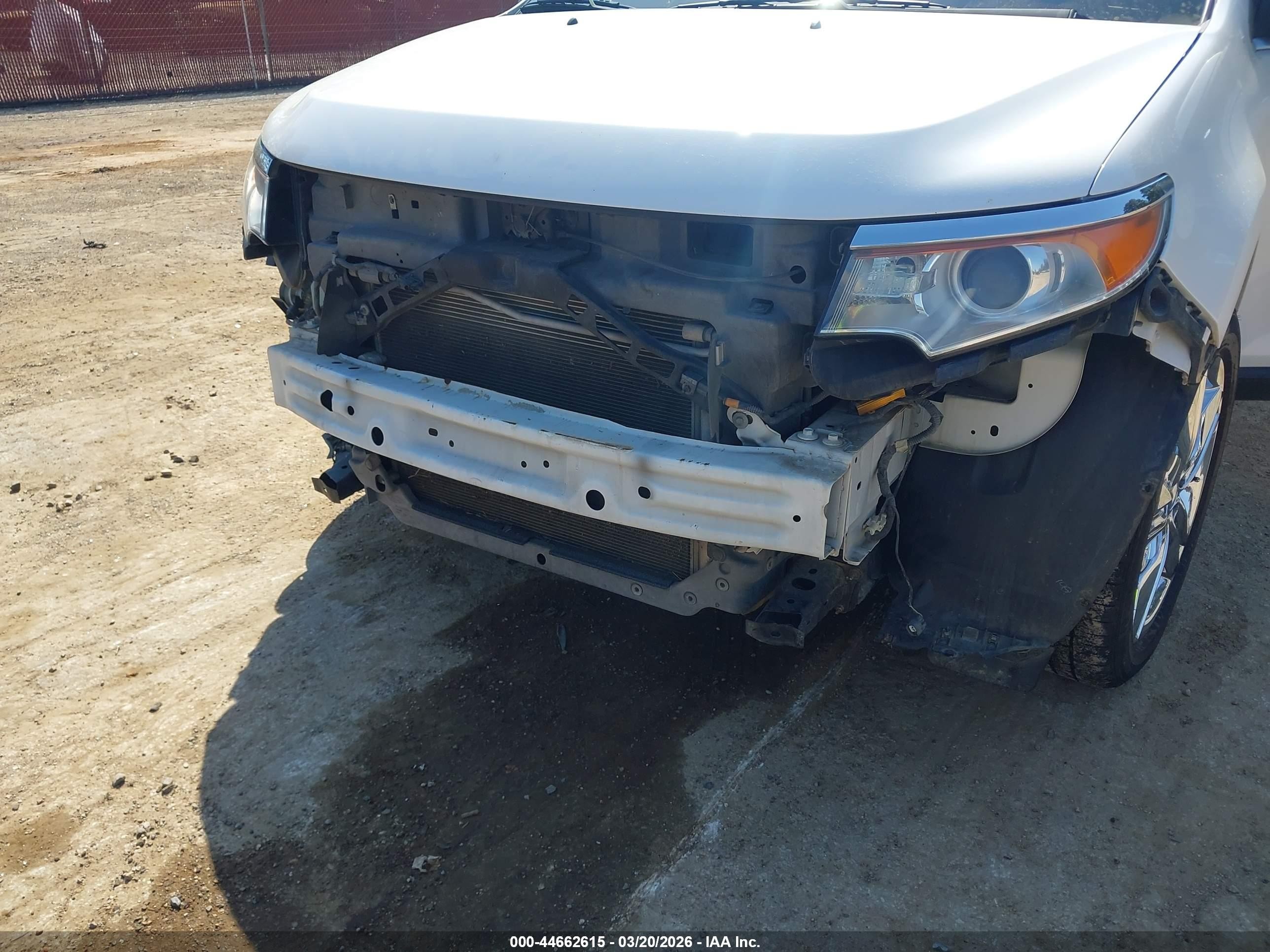 2013 Ford Edge Limited White vin: 2FMDK3KC9DBB36888