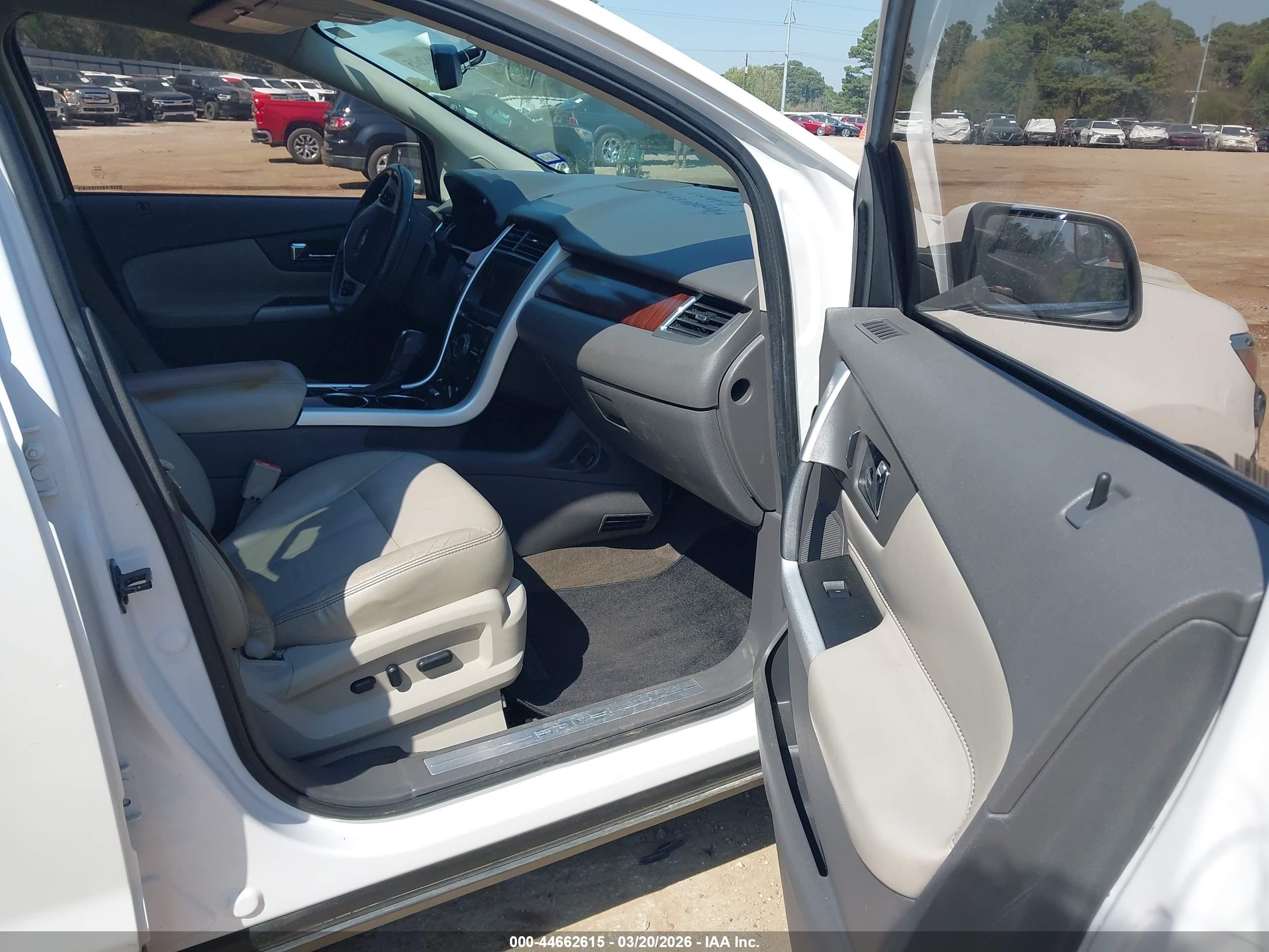 2013 Ford Edge Limited White vin: 2FMDK3KC9DBB36888