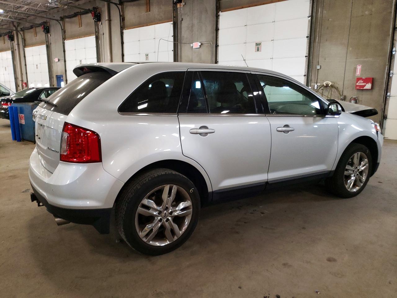 2013 Ford Edge Limited Silver vin: 2FMDK3KC9DBB44828