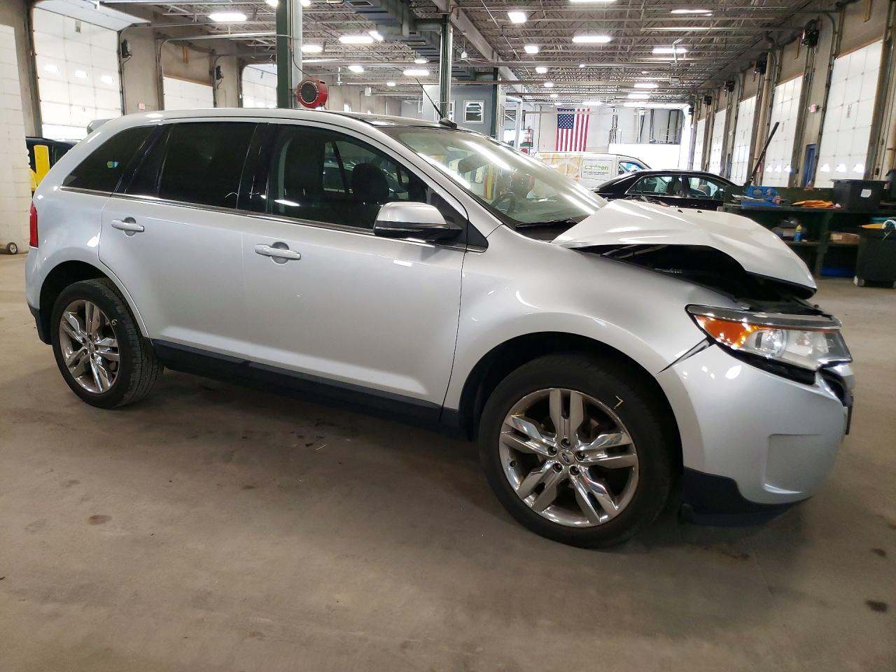 2013 Ford Edge Limited Silver vin: 2FMDK3KC9DBB44828