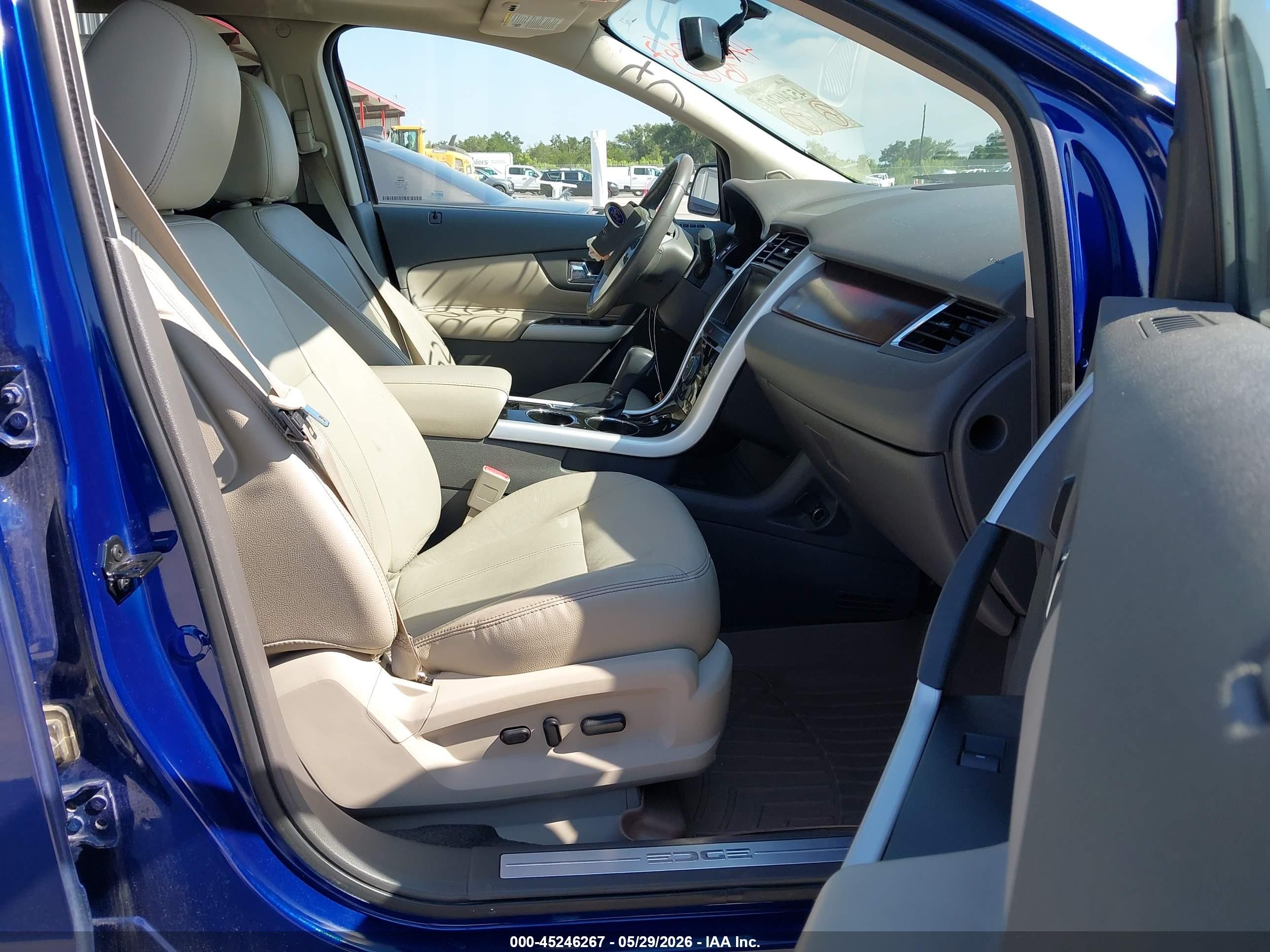 2013 Ford Edge Limited Blue vin: 2FMDK3KC9DBC78030