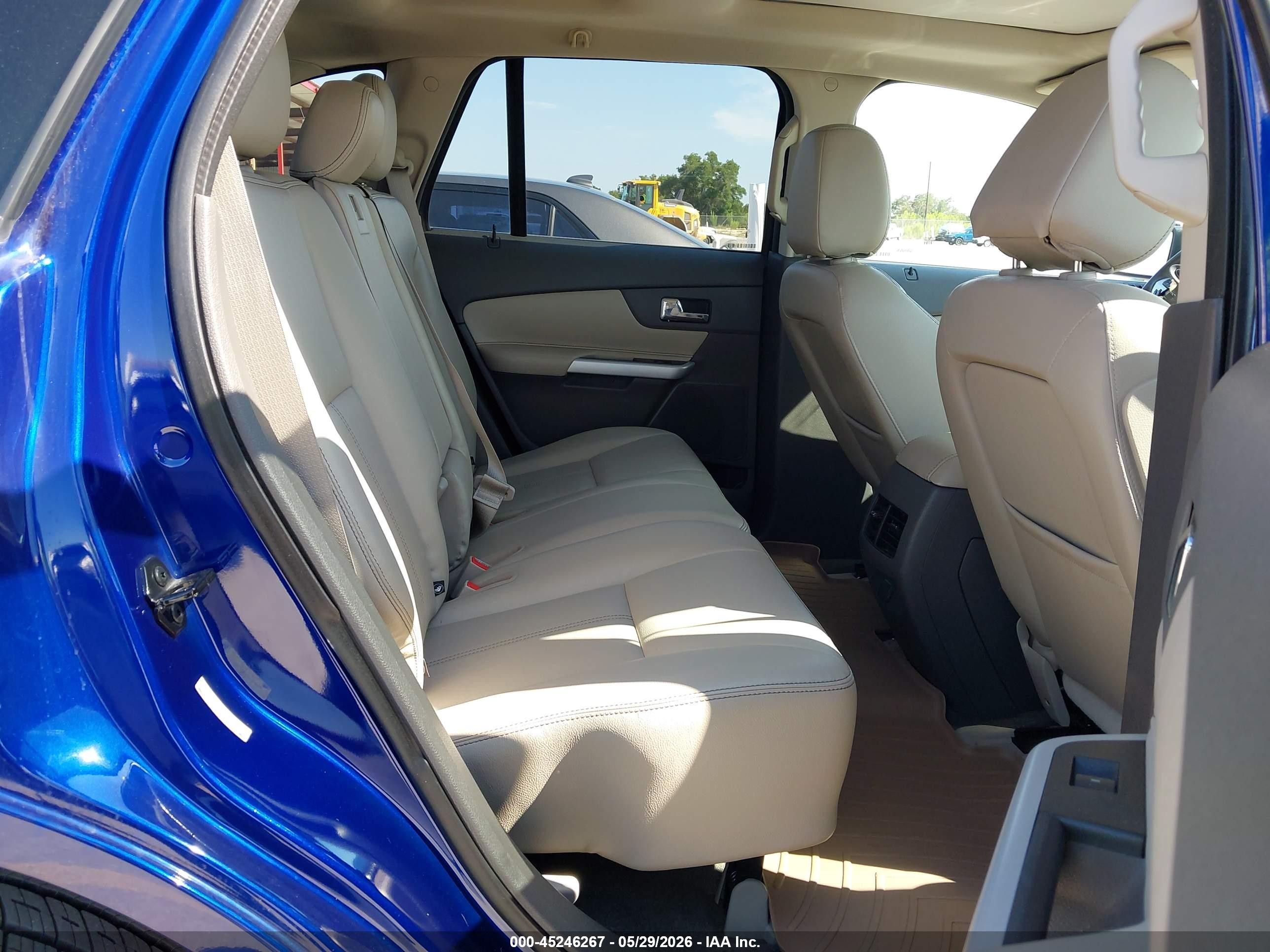 2013 Ford Edge Limited Blue vin: 2FMDK3KC9DBC78030