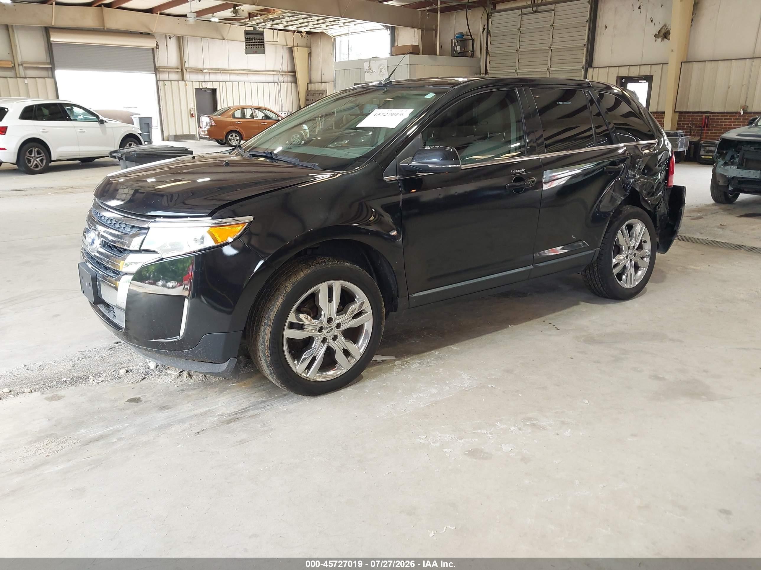 2014 Ford Edge Limited Black vin: 2FMDK3KC9EBA08944