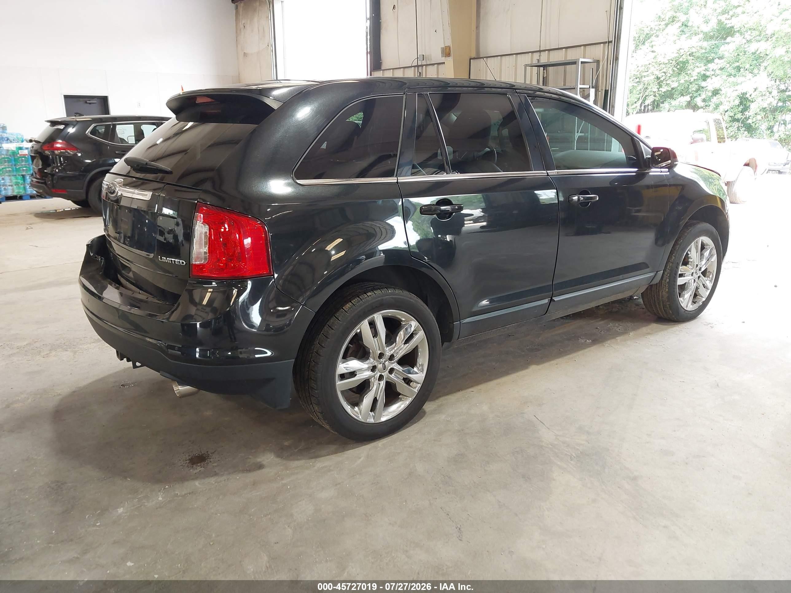 2014 Ford Edge Limited Black vin: 2FMDK3KC9EBA08944