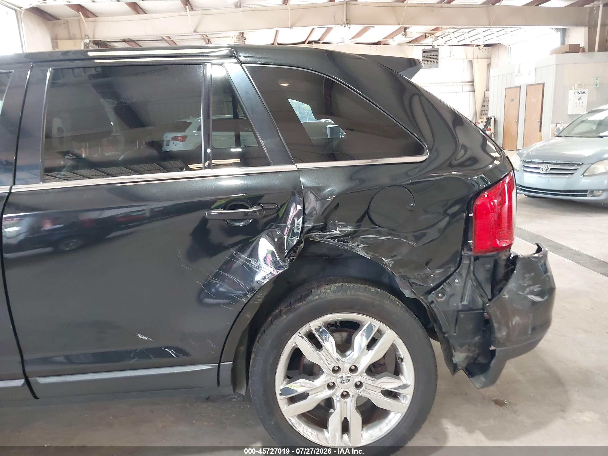 2014 Ford Edge Limited Black vin: 2FMDK3KC9EBA08944