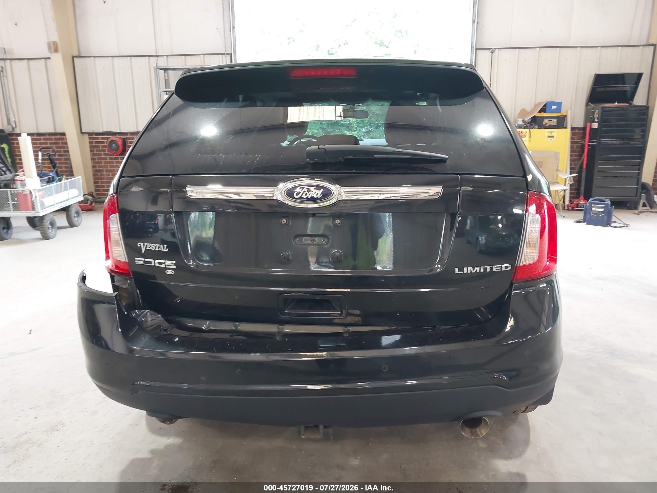 2014 Ford Edge Limited Black vin: 2FMDK3KC9EBA08944