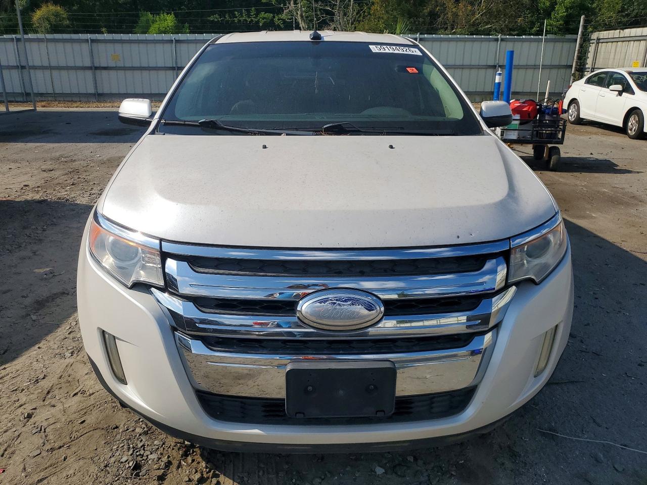 2014 Ford Edge Limited White vin: 2FMDK3KC9EBA44648