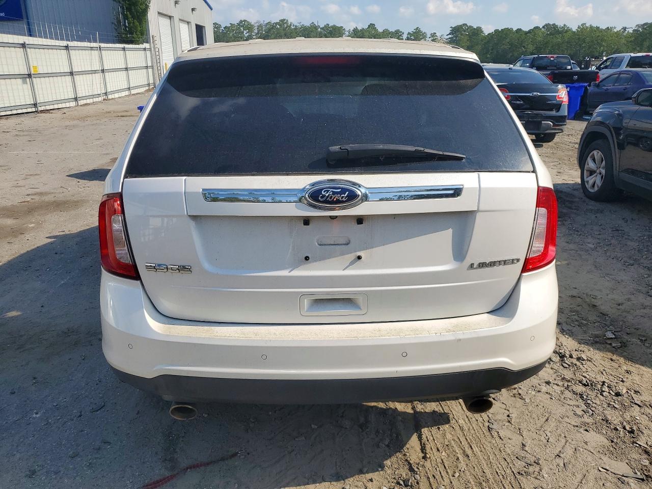 2014 Ford Edge Limited White vin: 2FMDK3KC9EBA44648