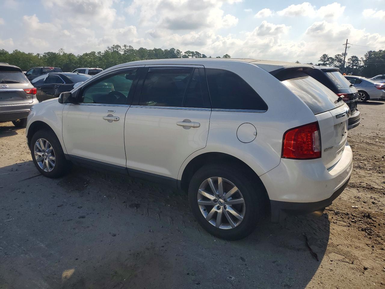 2014 Ford Edge Limited White vin: 2FMDK3KC9EBA44648