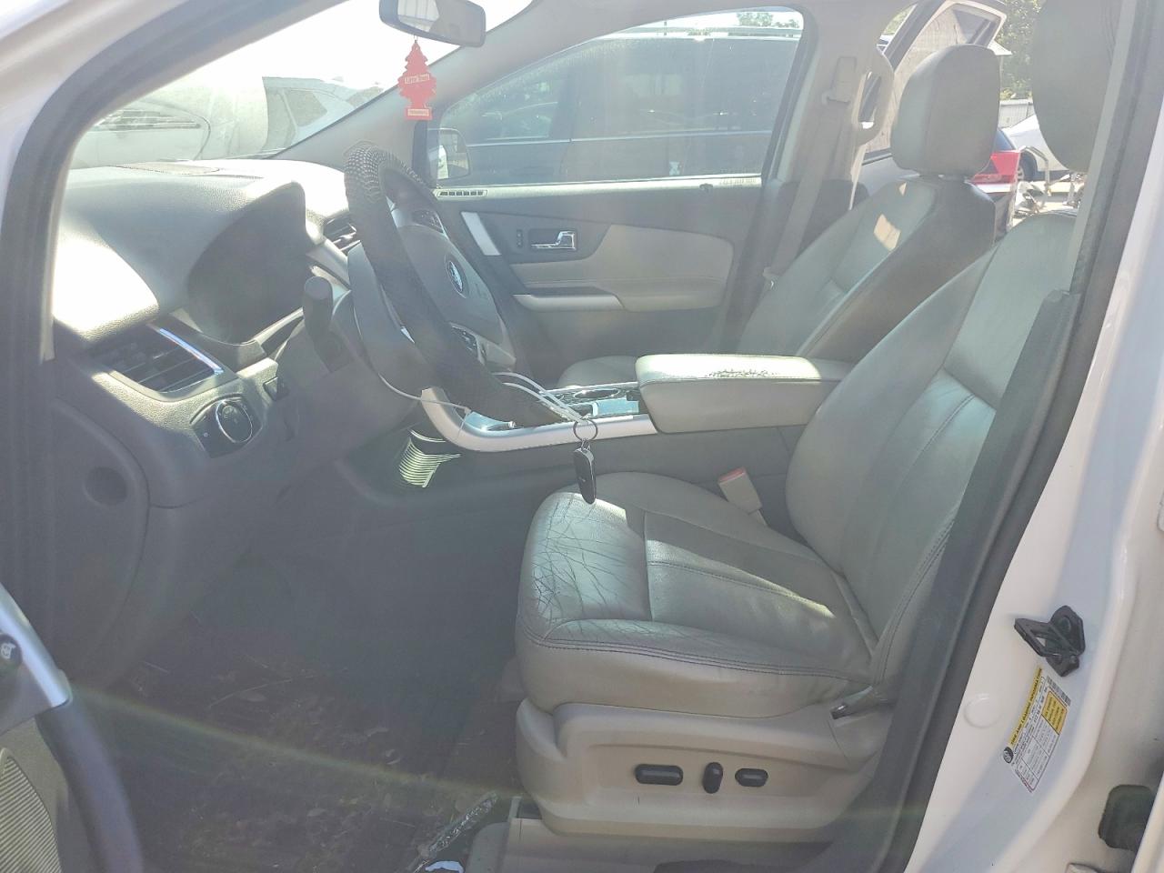 2014 Ford Edge Limited White vin: 2FMDK3KC9EBA44648
