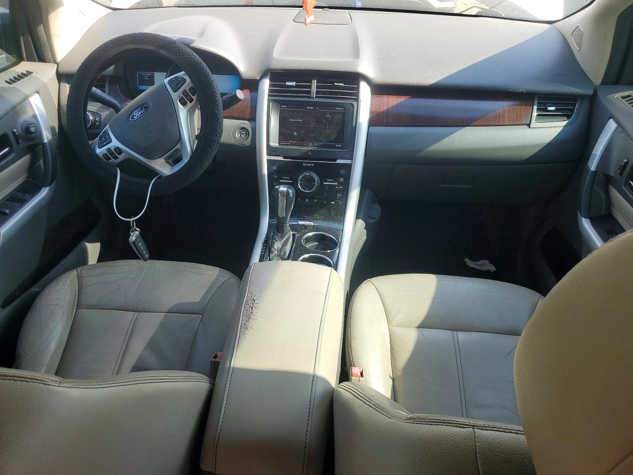 2014 Ford Edge Limited White vin: 2FMDK3KC9EBA44648