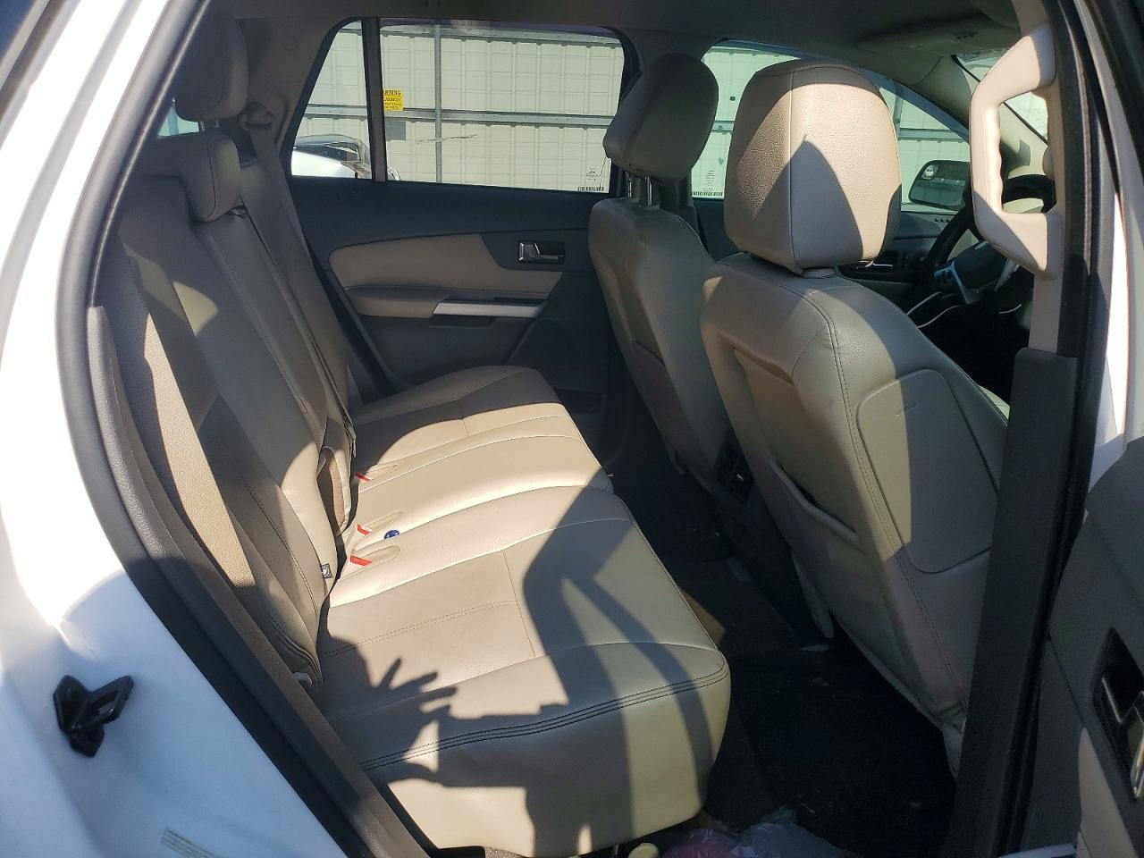 2014 Ford Edge Limited White vin: 2FMDK3KC9EBA44648