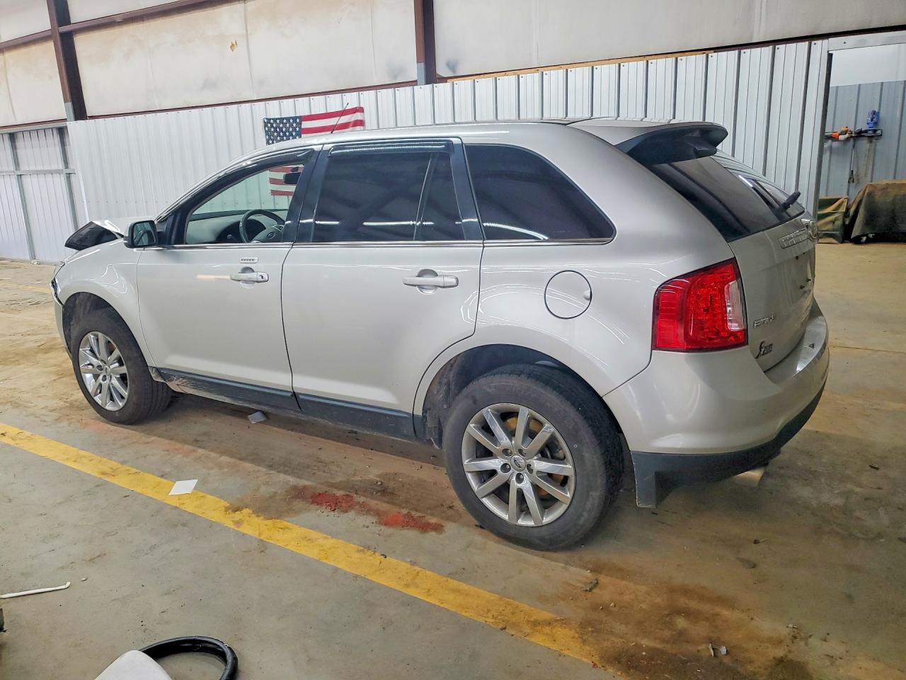2014 Ford Edge Limited Silver vin: 2FMDK3KC9EBA64995
