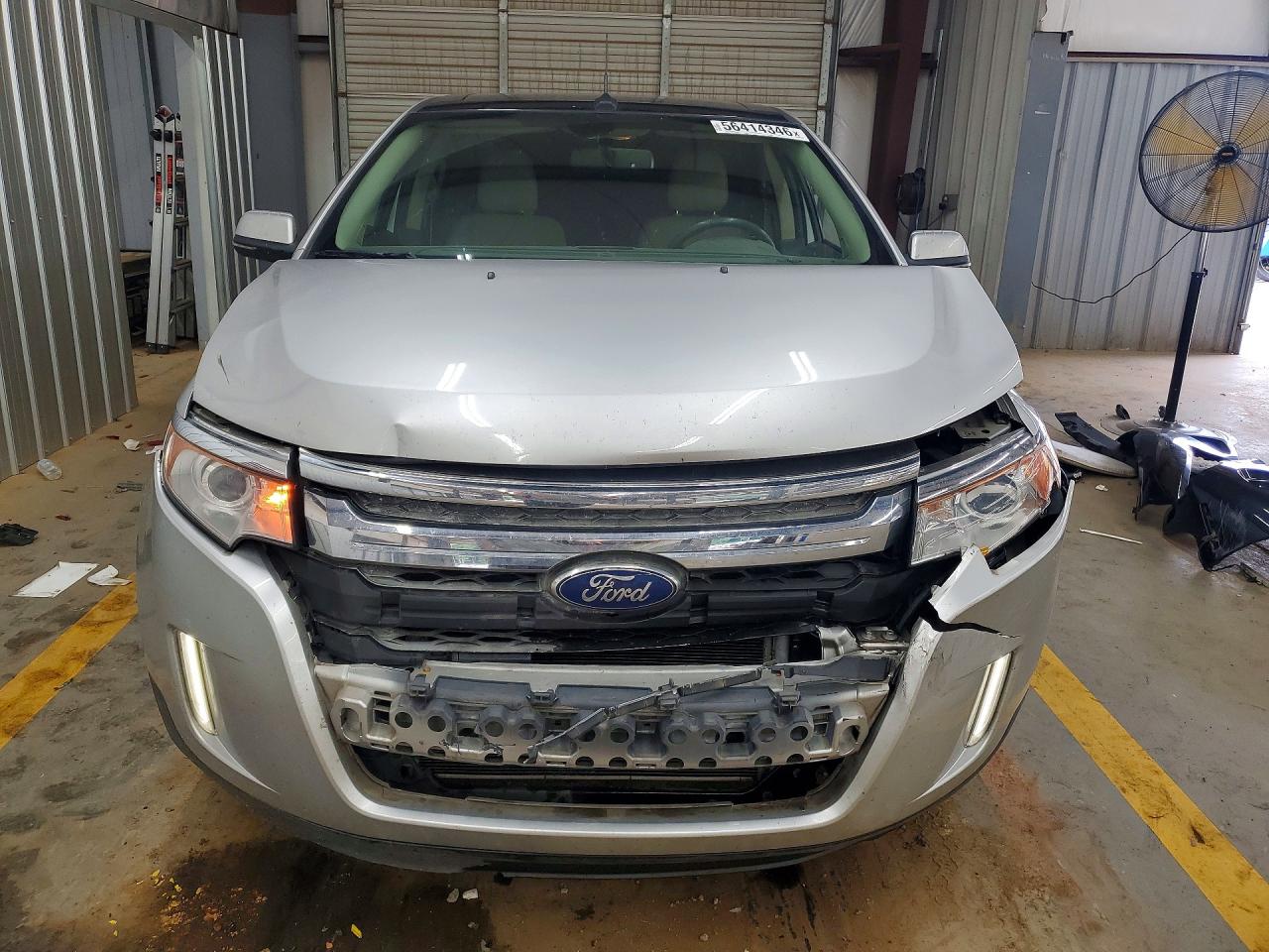 2014 Ford Edge Limited Silver vin: 2FMDK3KC9EBA64995