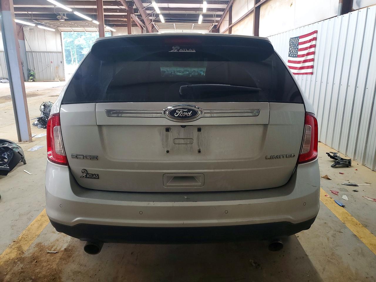 2014 Ford Edge Limited Silver vin: 2FMDK3KC9EBA64995