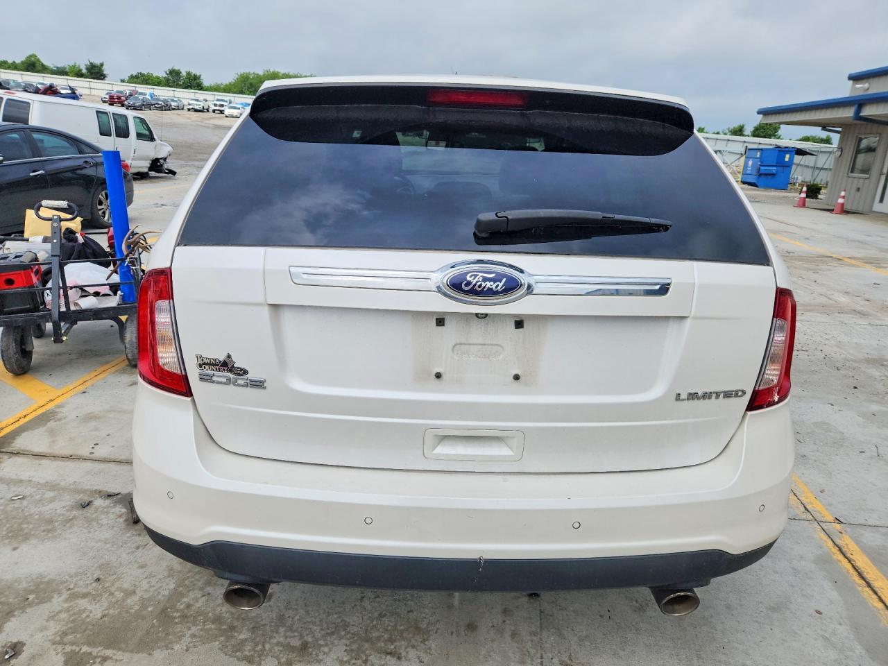 2014 Ford Edge Limited White vin: 2FMDK3KC9EBA94417