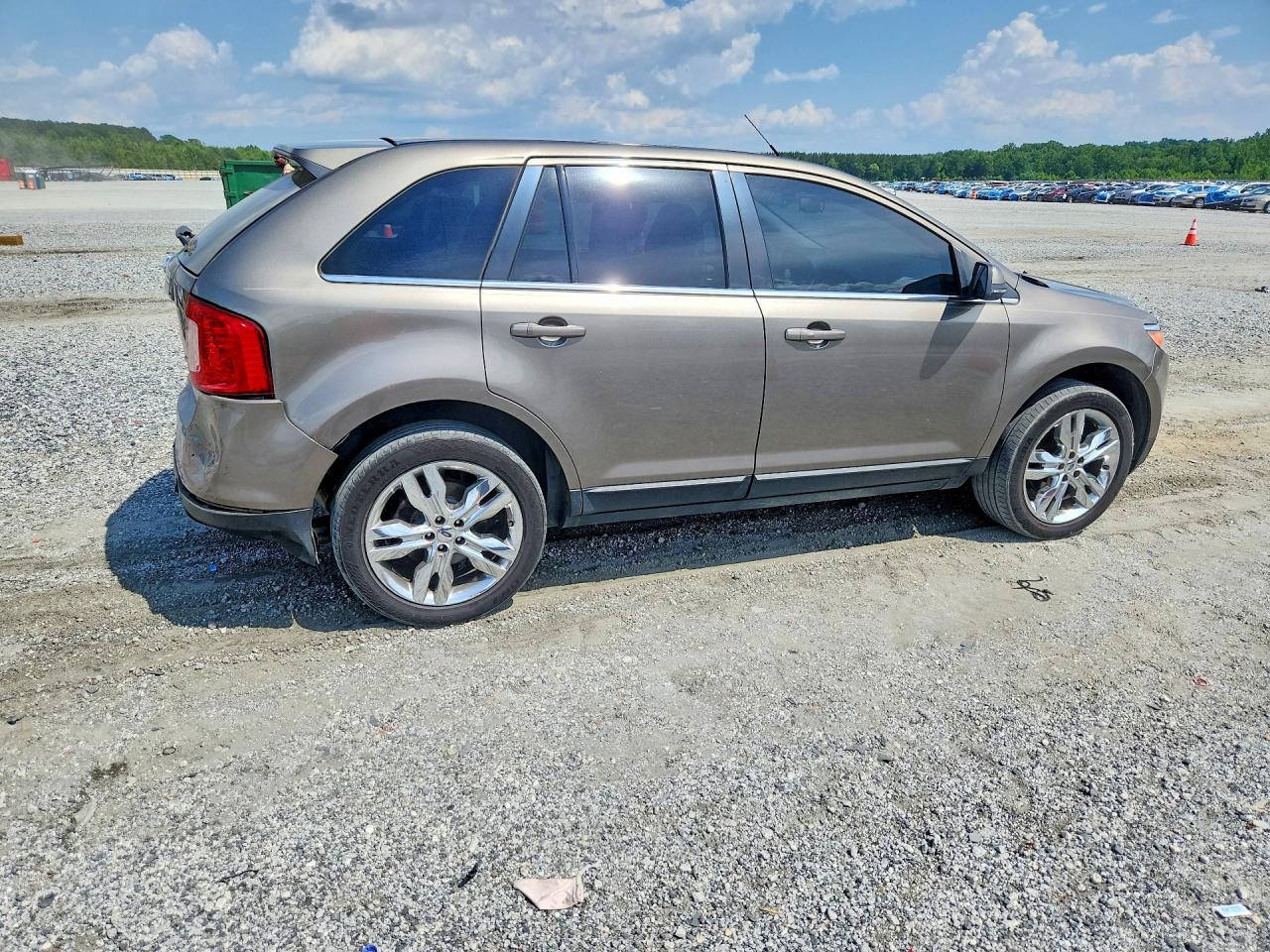2014 Ford Edge Limited Brown vin: 2FMDK3KC9EBB51912