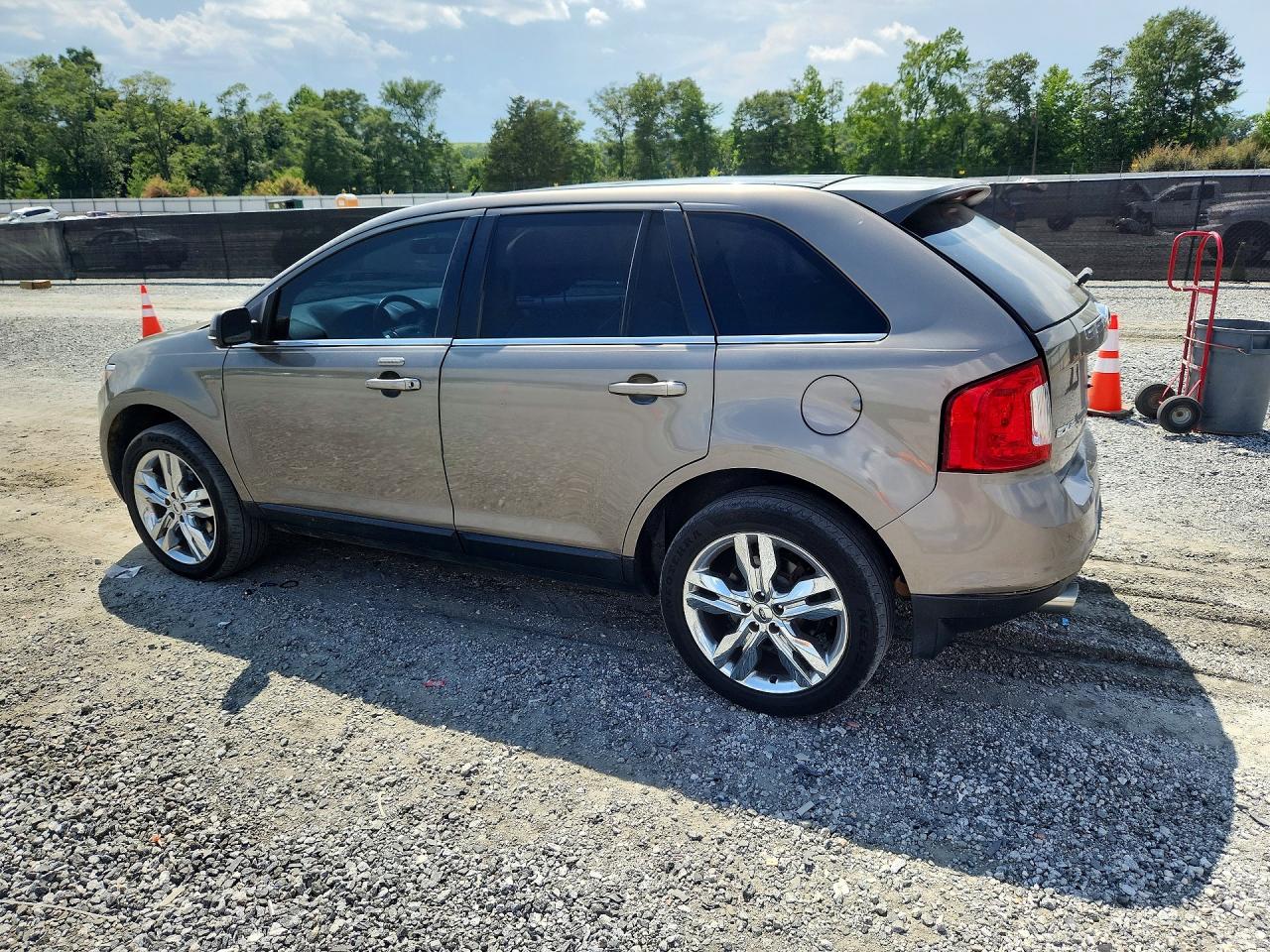 2014 Ford Edge Limited Brown vin: 2FMDK3KC9EBB51912