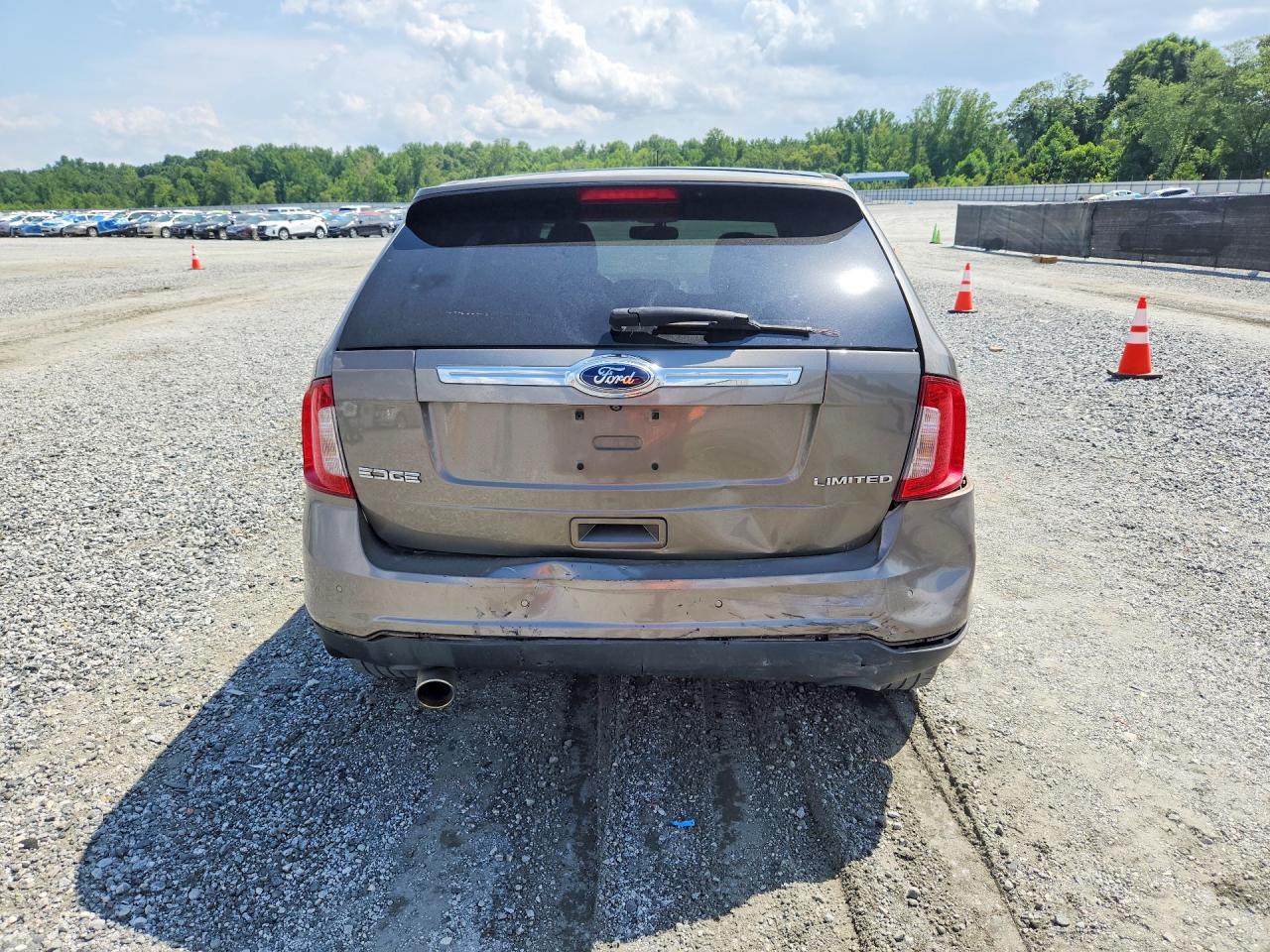 2014 Ford Edge Limited Brown vin: 2FMDK3KC9EBB51912