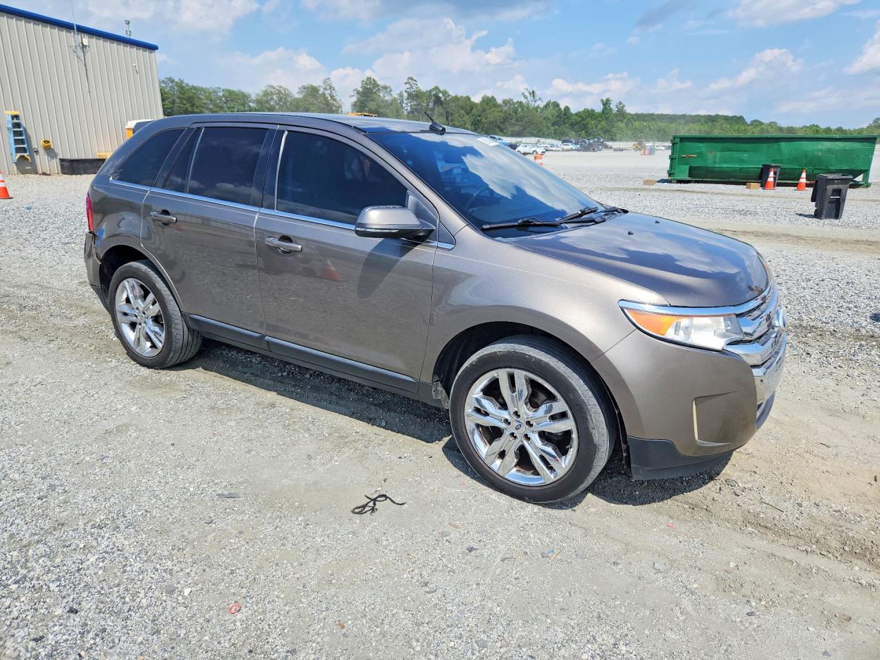 2014 Ford Edge Limited Brown vin: 2FMDK3KC9EBB51912