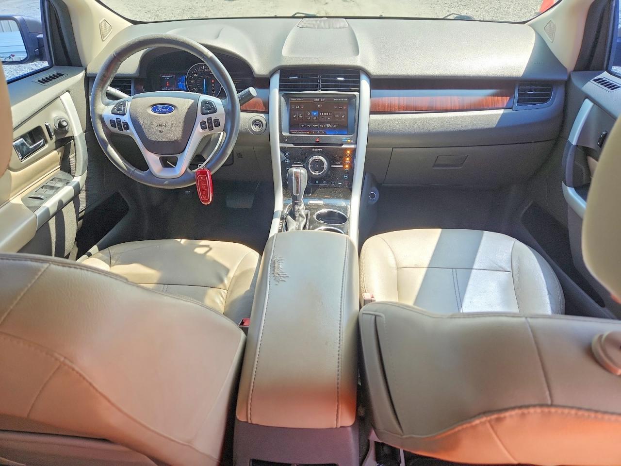 2014 Ford Edge Limited Brown vin: 2FMDK3KC9EBB51912
