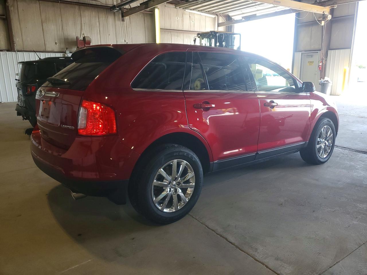 2014 Ford Edge Limited Red vin: 2FMDK3KC9EBB53773