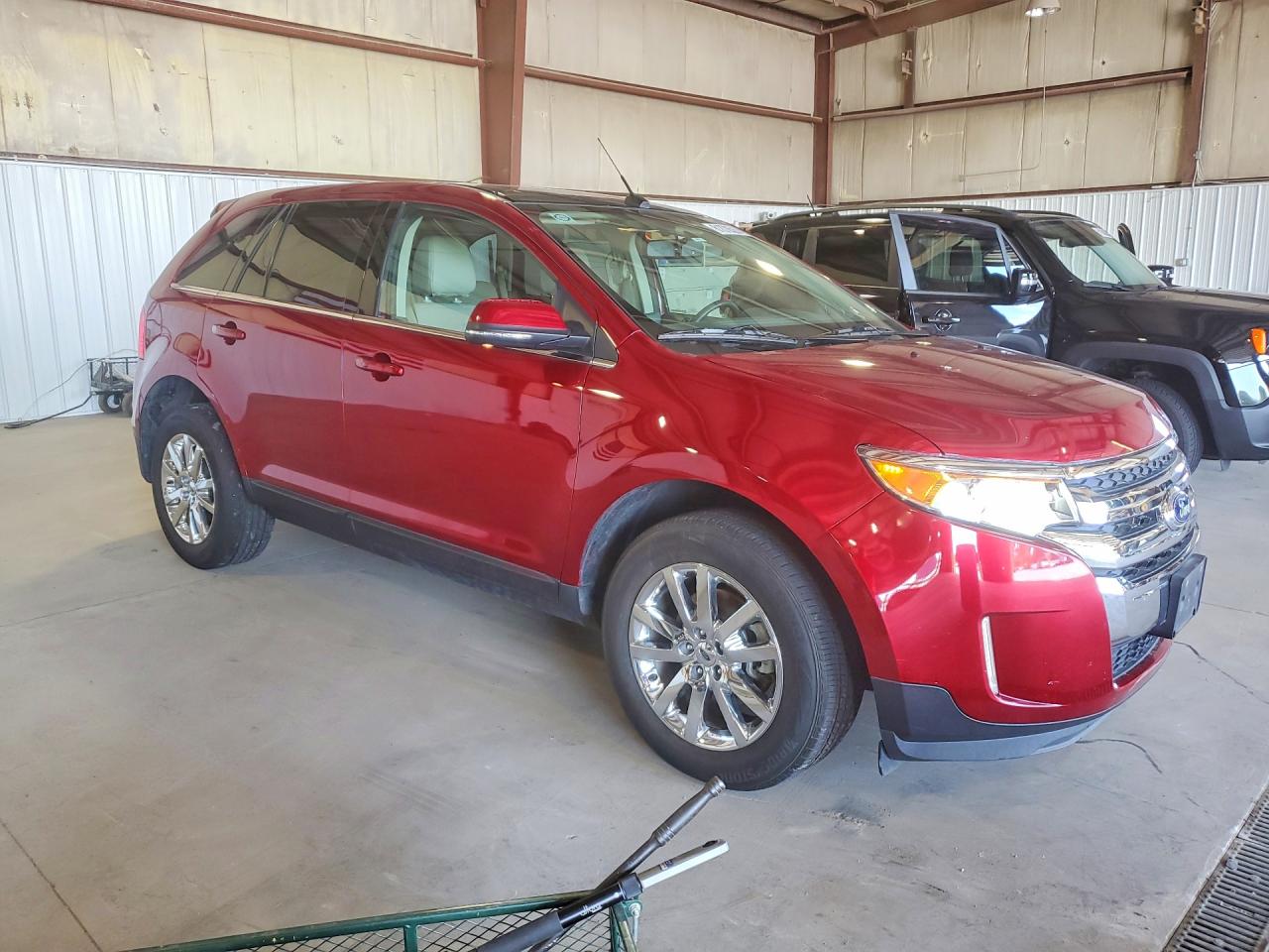 2014 Ford Edge Limited Red vin: 2FMDK3KC9EBB53773