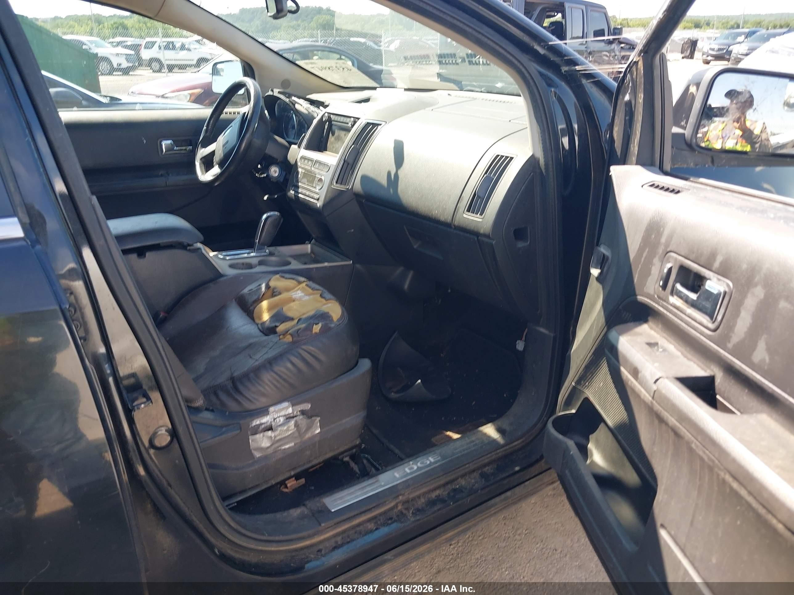 2010 Ford Edge Limited Black vin: 2FMDK3KCXABA12320