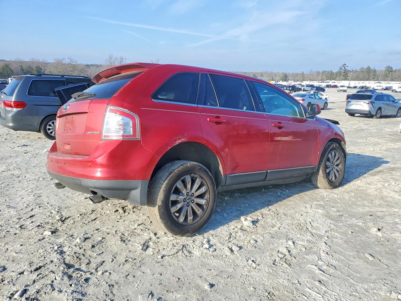 2010 Ford Edge Limited Red vin: 2FMDK3KCXABA44197