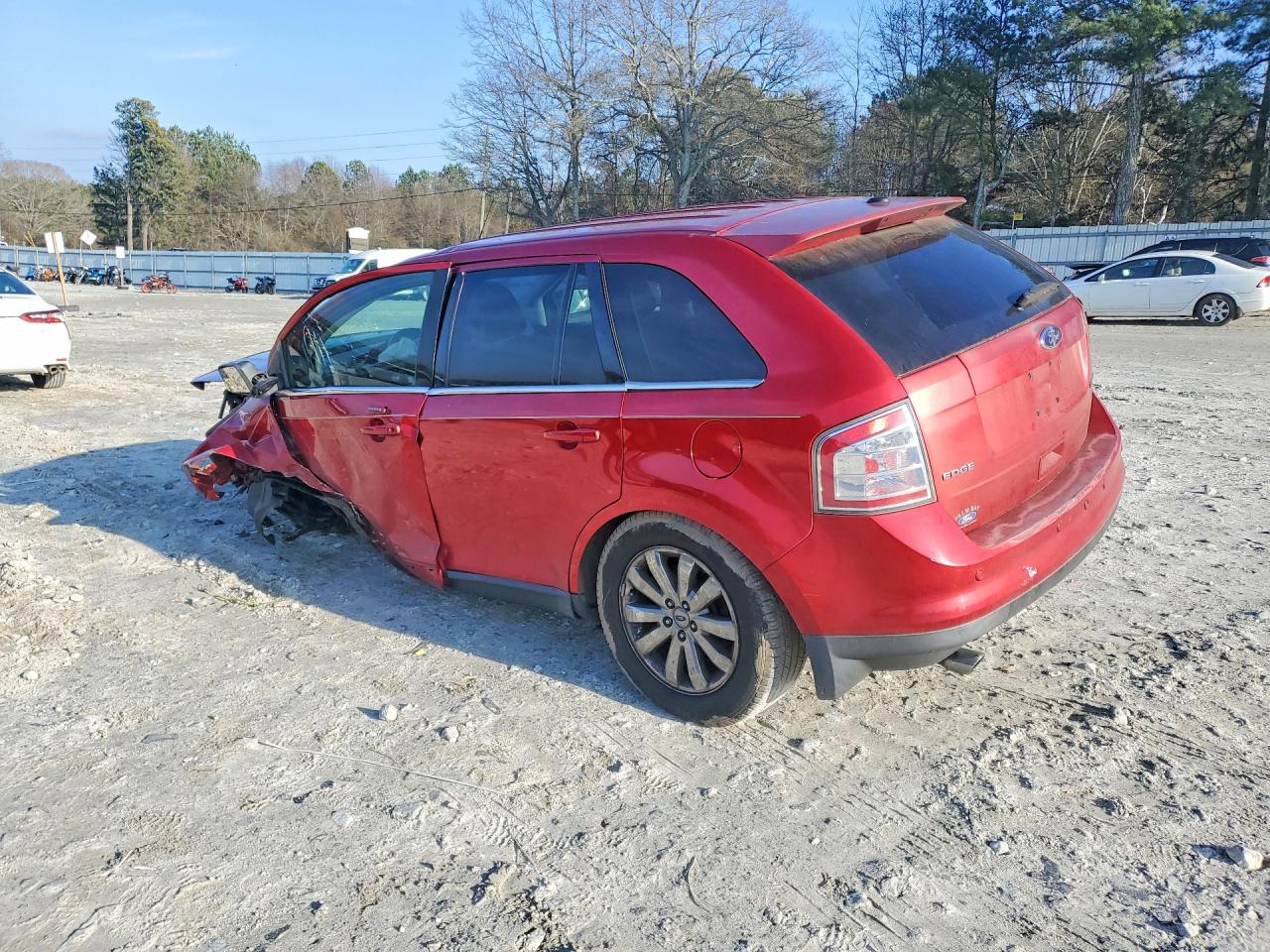 2010 Ford Edge Limited Red vin: 2FMDK3KCXABA44197