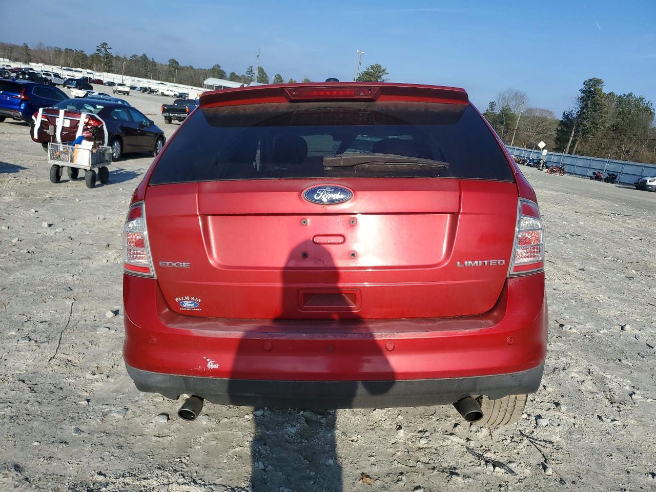 2010 Ford Edge Limited Red vin: 2FMDK3KCXABA44197