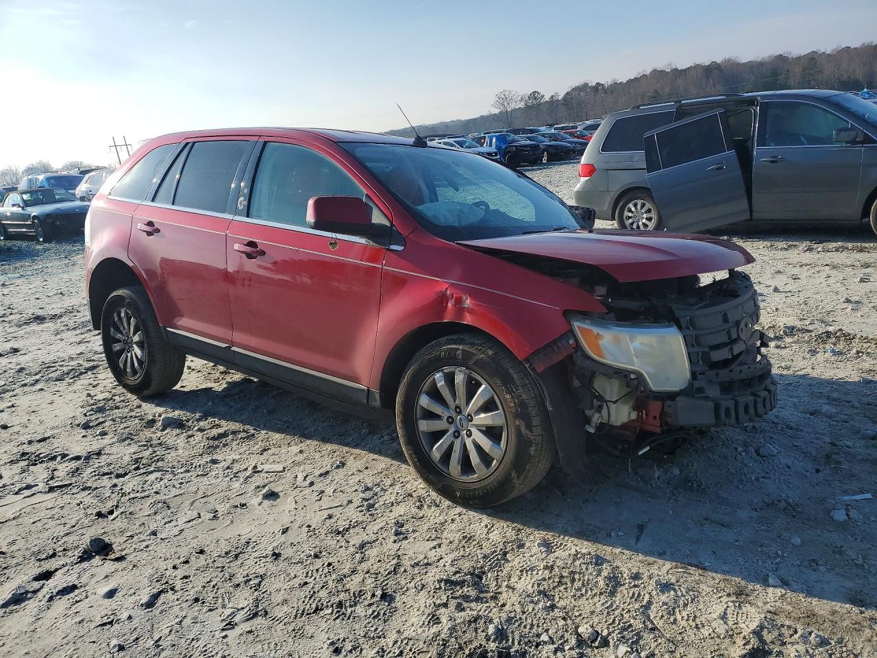 2010 Ford Edge Limited Red vin: 2FMDK3KCXABA44197