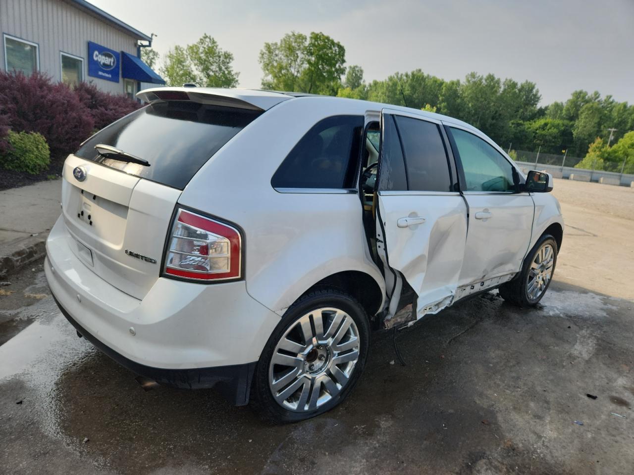 2010 Ford Edge Limited Белый vin: 2FMDK3KCXABB12126