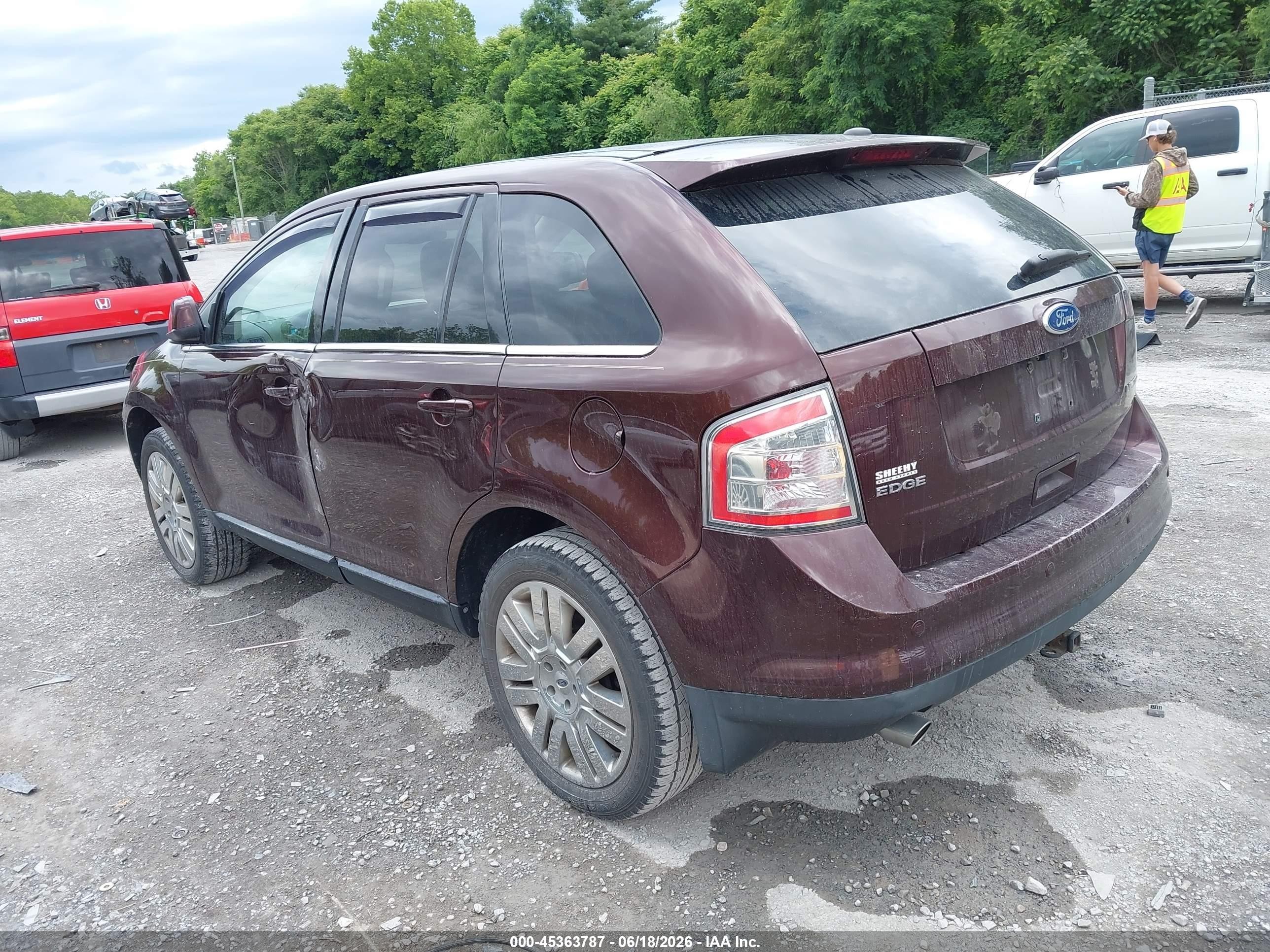 2010 Ford Edge Limited Brown vin: 2FMDK3KCXABB16077