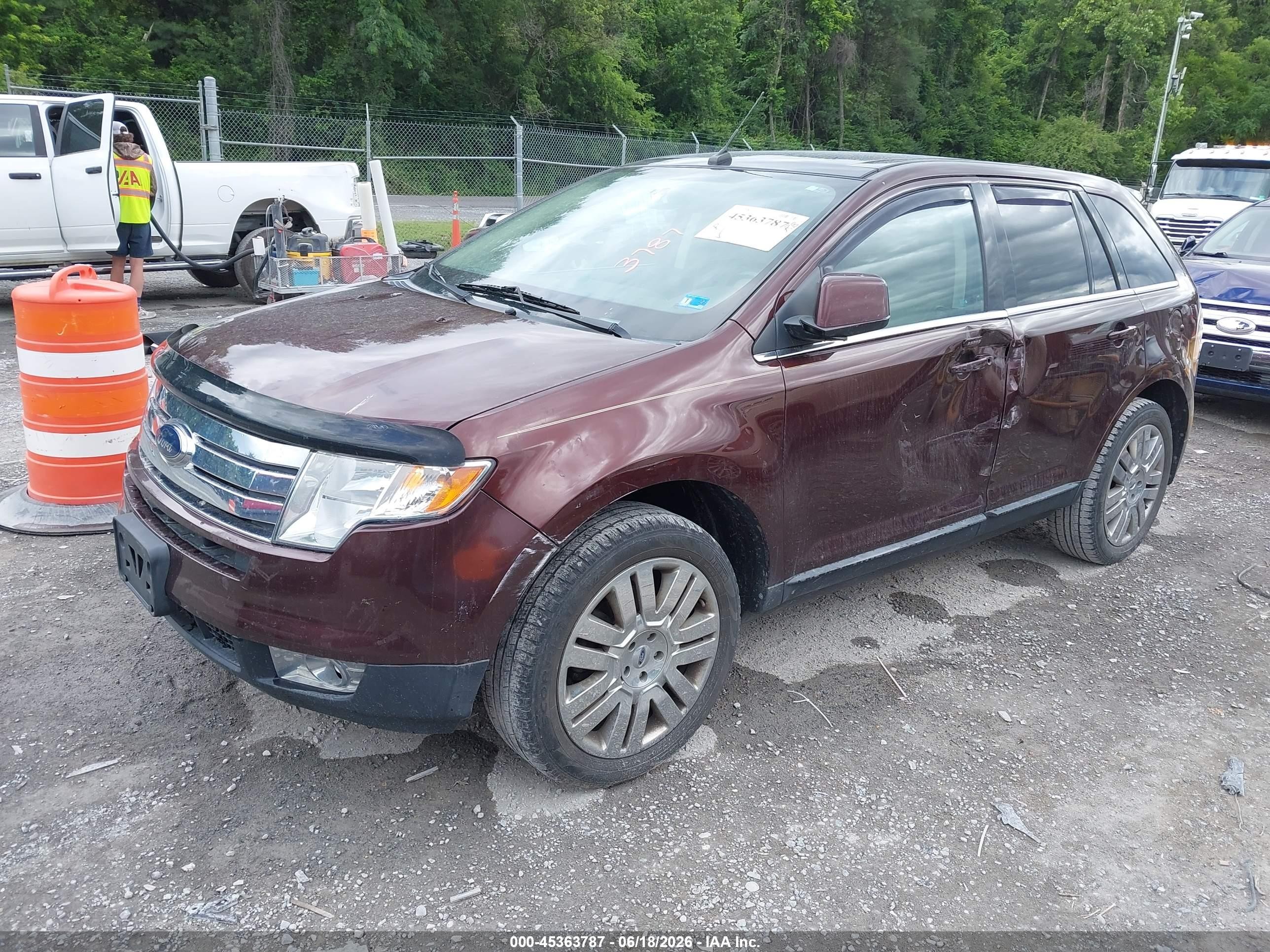 2010 Ford Edge Limited Brown vin: 2FMDK3KCXABB16077
