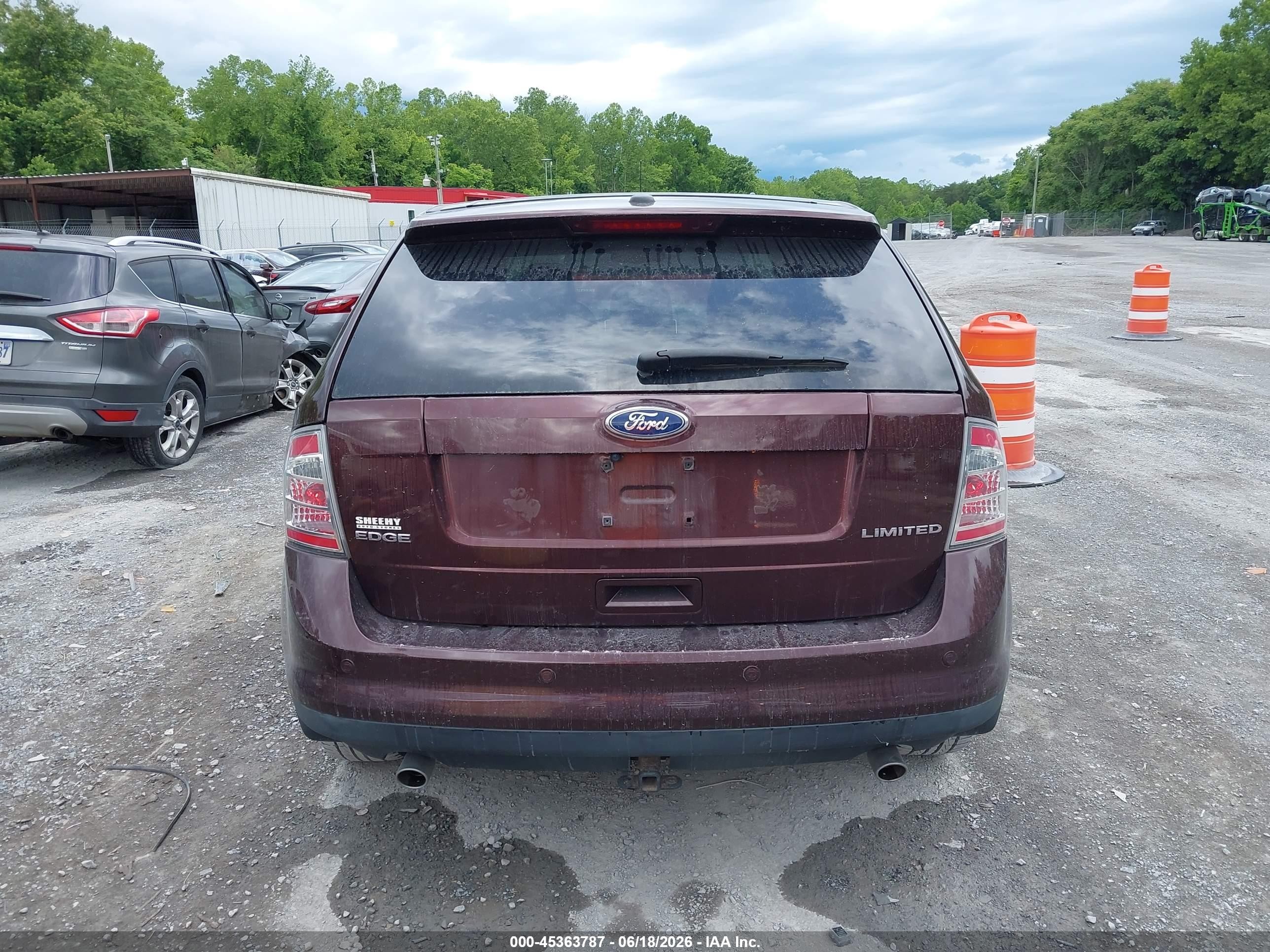 2010 Ford Edge Limited Brown vin: 2FMDK3KCXABB16077