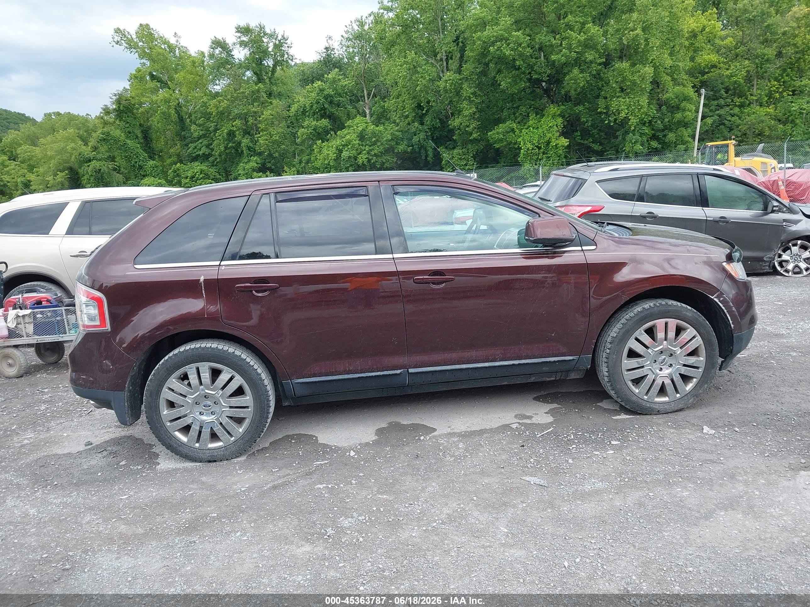 2010 Ford Edge Limited Brown vin: 2FMDK3KCXABB16077