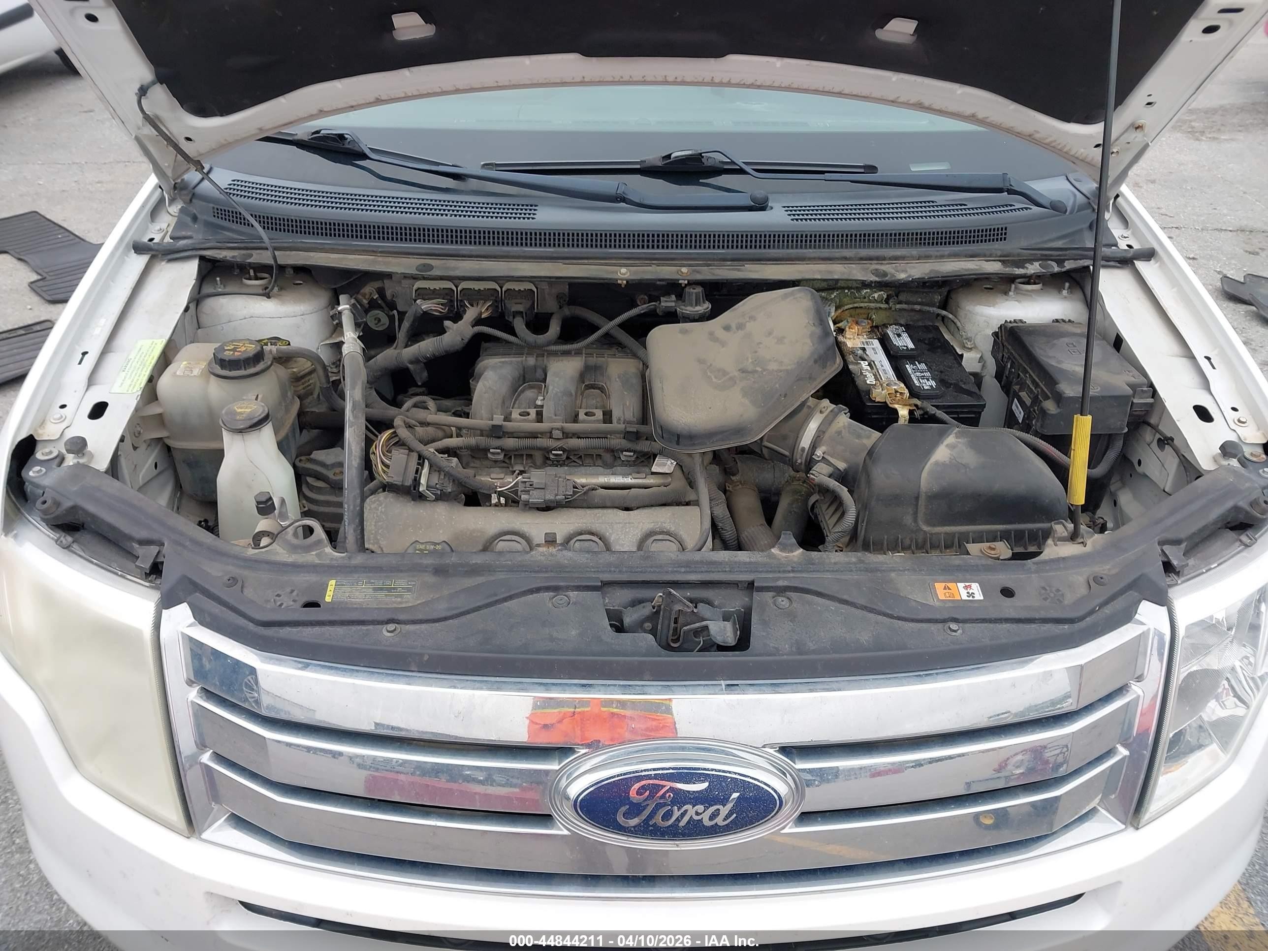 2010 Ford Edge Limited White vin: 2FMDK3KCXABB19237