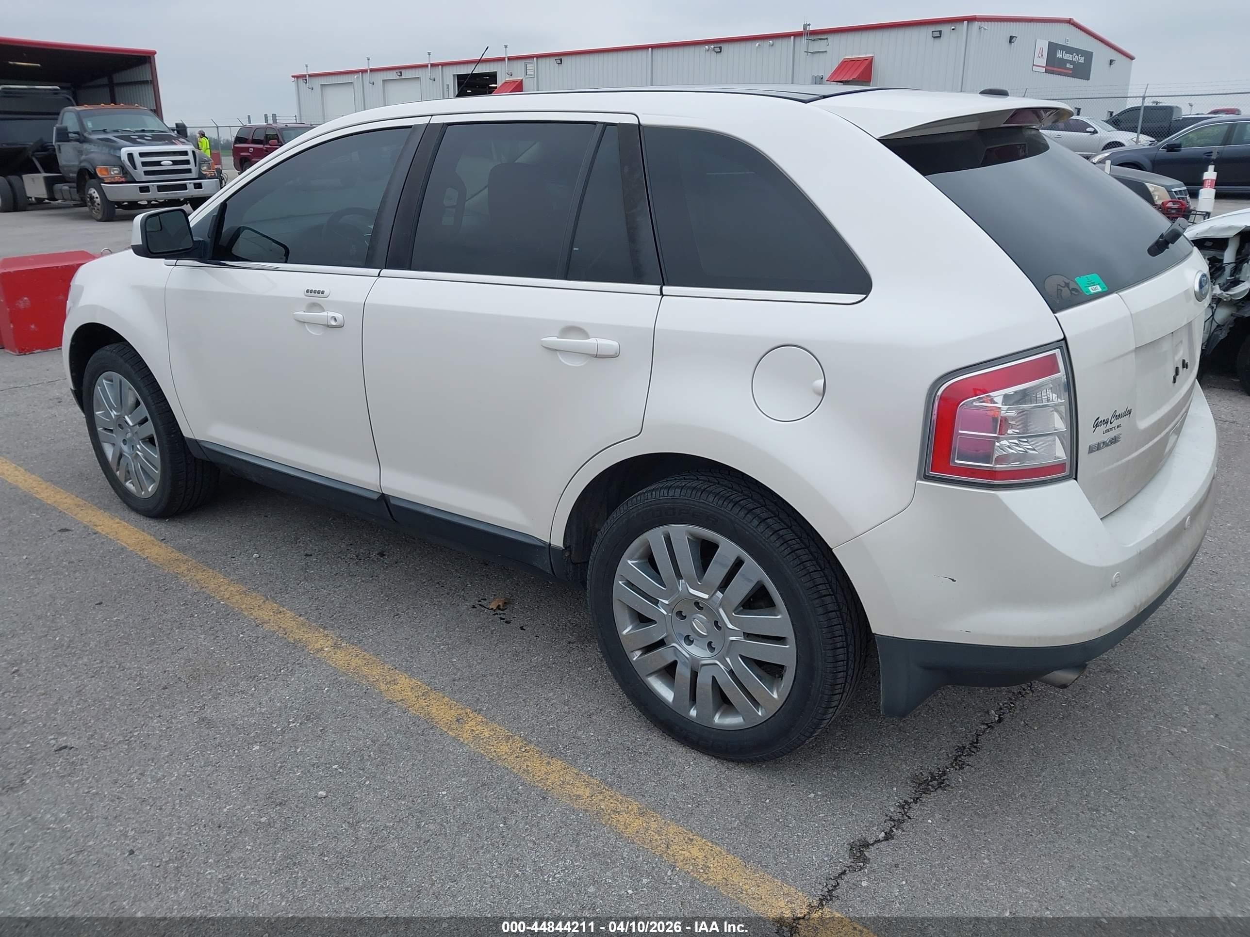 2010 Ford Edge Limited White vin: 2FMDK3KCXABB19237
