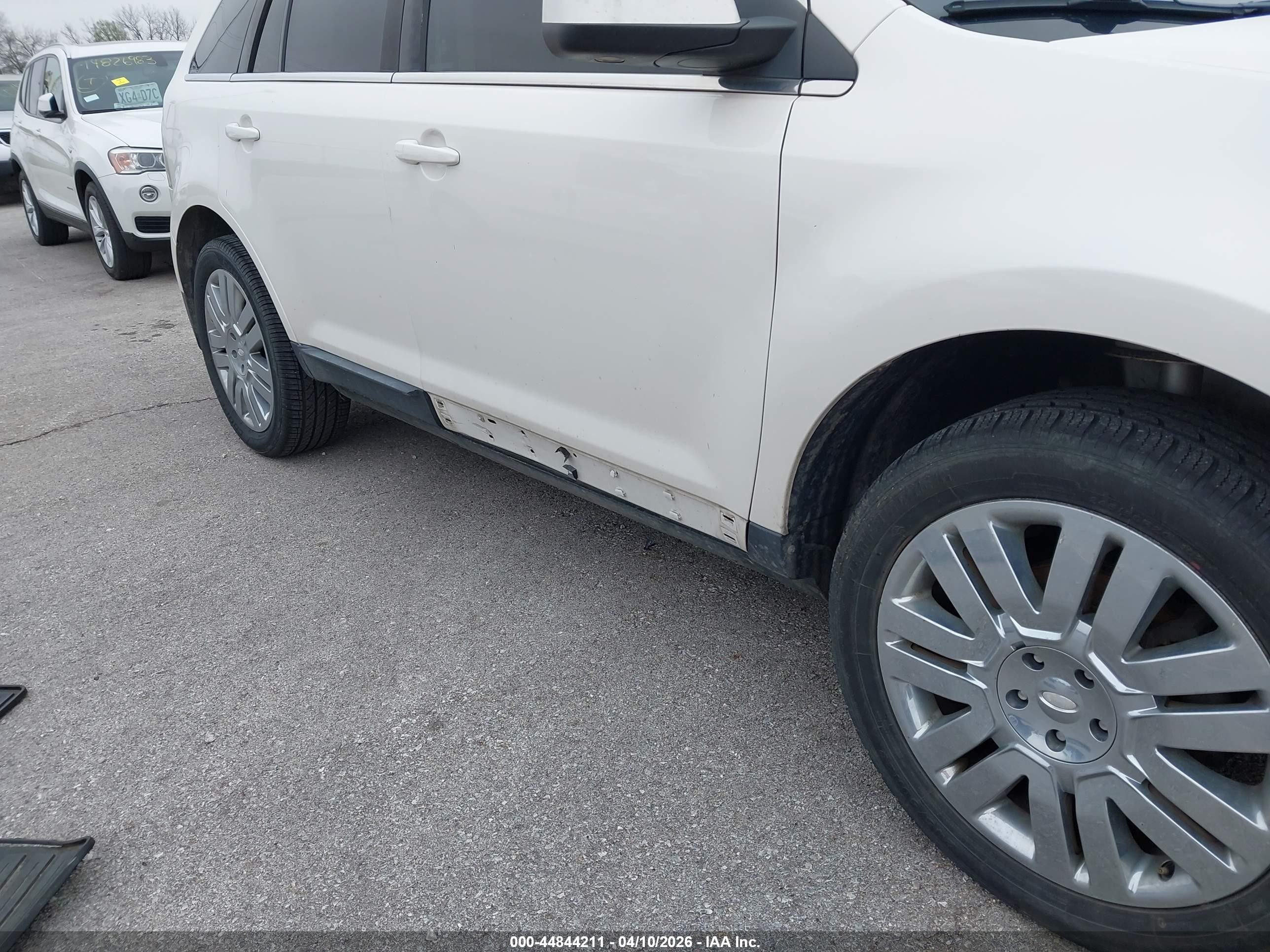2010 Ford Edge Limited White vin: 2FMDK3KCXABB19237