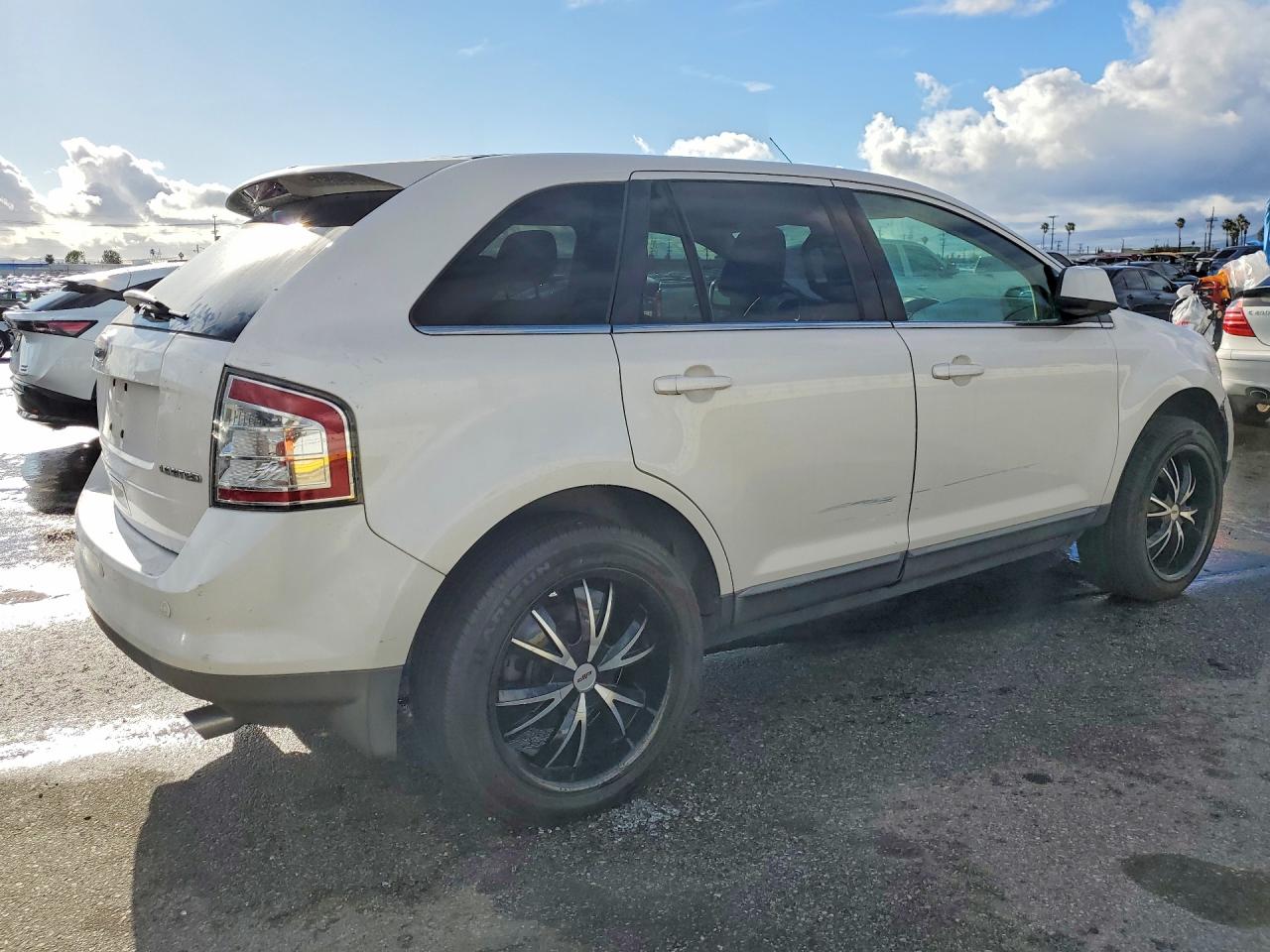 2010 Ford Edge Limited White vin: 2FMDK3KCXABB21134