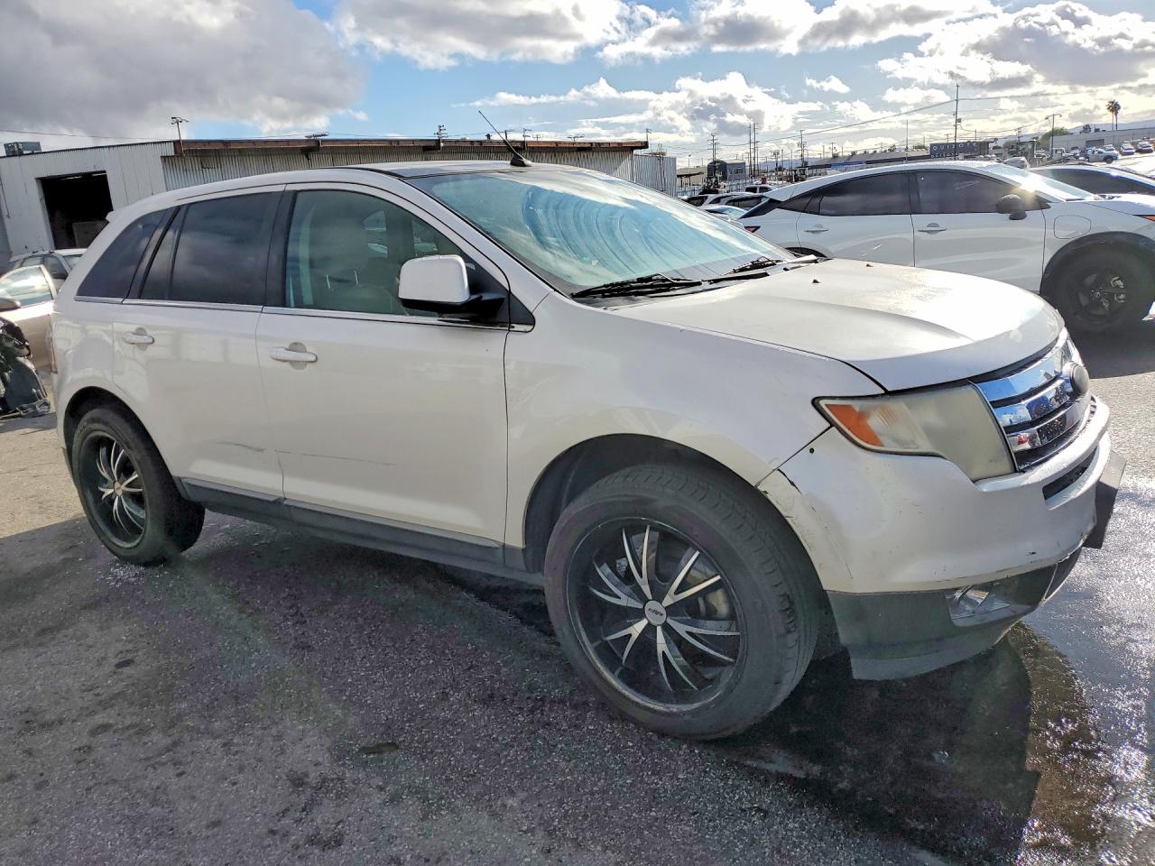 2010 Ford Edge Limited White vin: 2FMDK3KCXABB21134