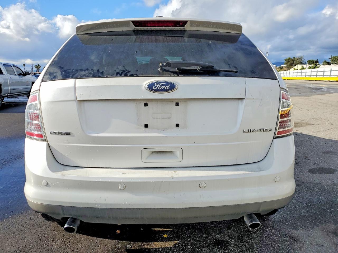 2010 Ford Edge Limited White vin: 2FMDK3KCXABB21134