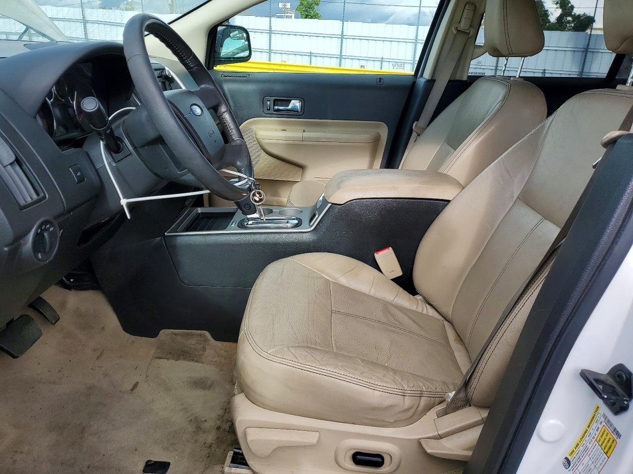 2010 Ford Edge Limited White vin: 2FMDK3KCXABB21134