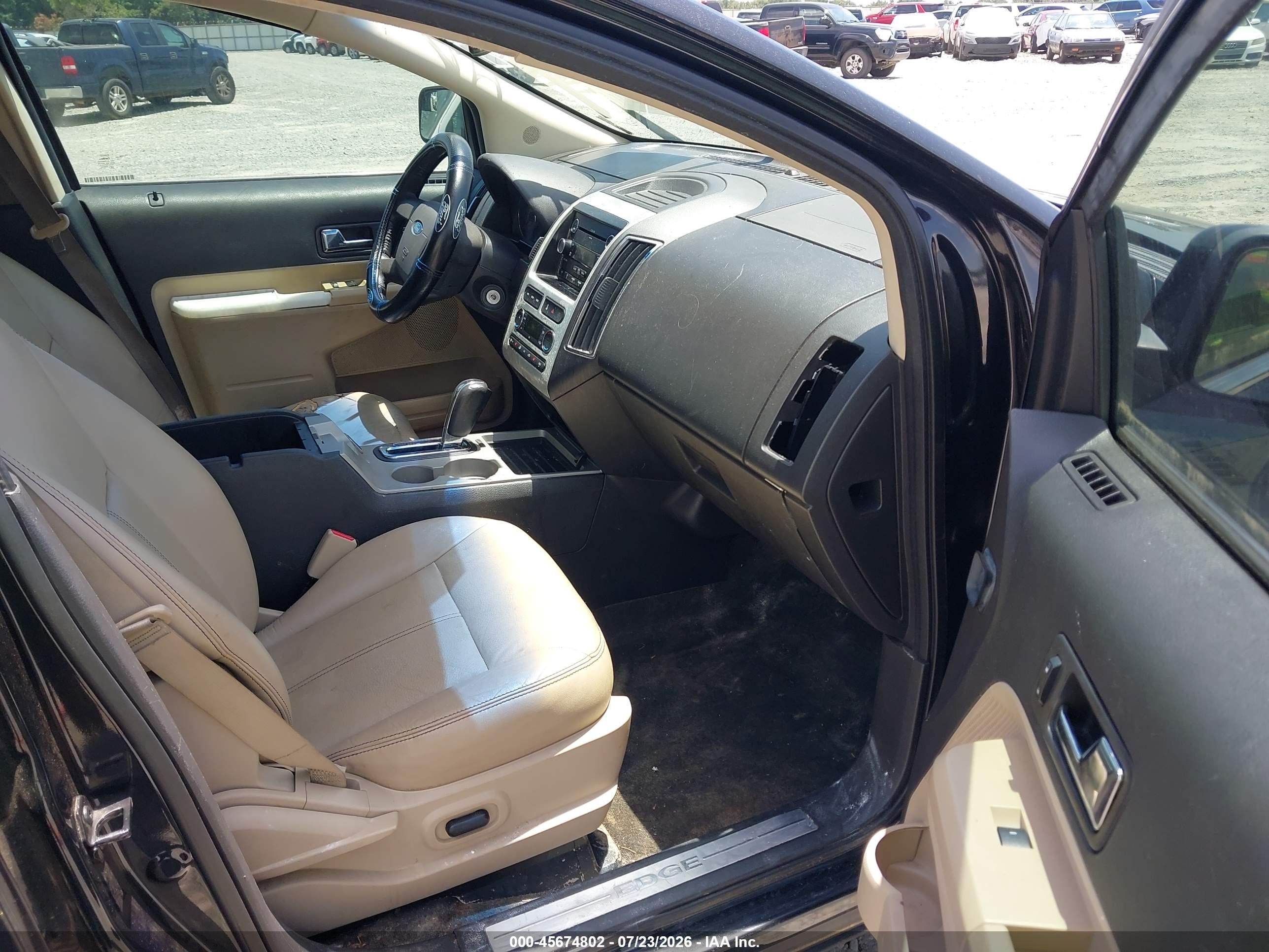2010 Ford Edge Limited Black vin: 2FMDK3KCXABB56627