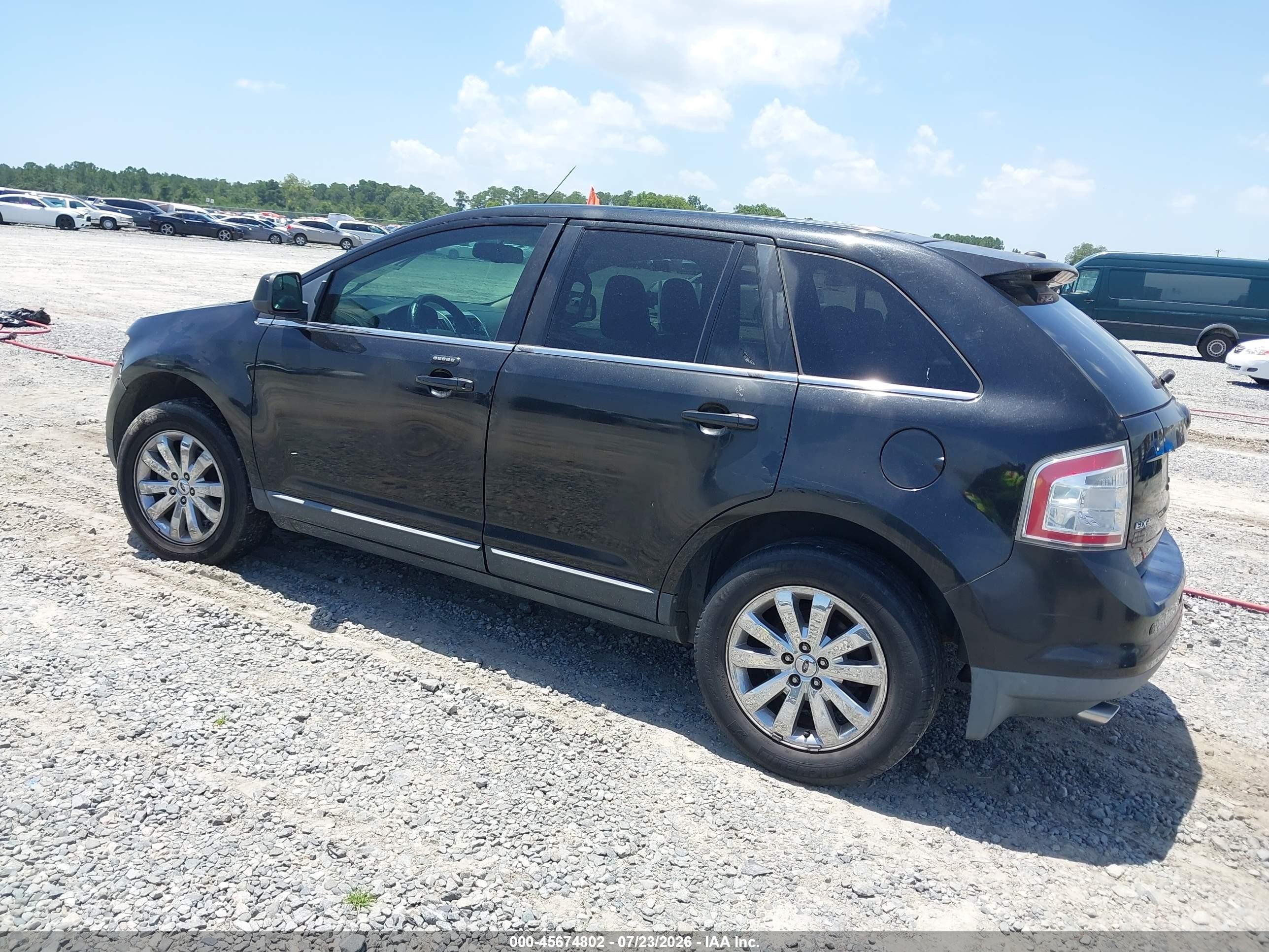 2010 Ford Edge Limited Black vin: 2FMDK3KCXABB56627